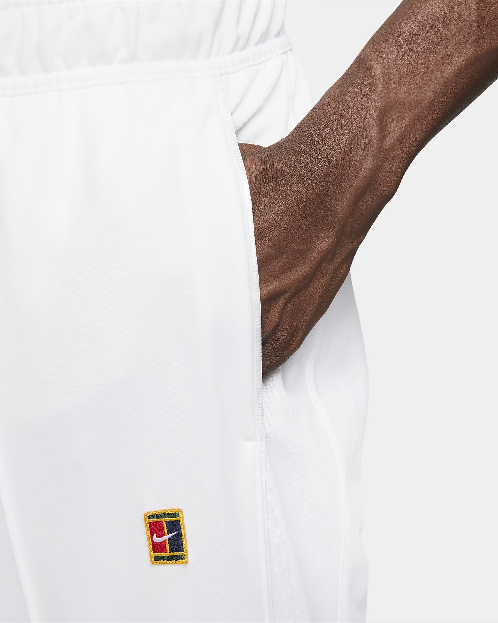 NikeCourt Men's Tennis Trousers - White/White/White