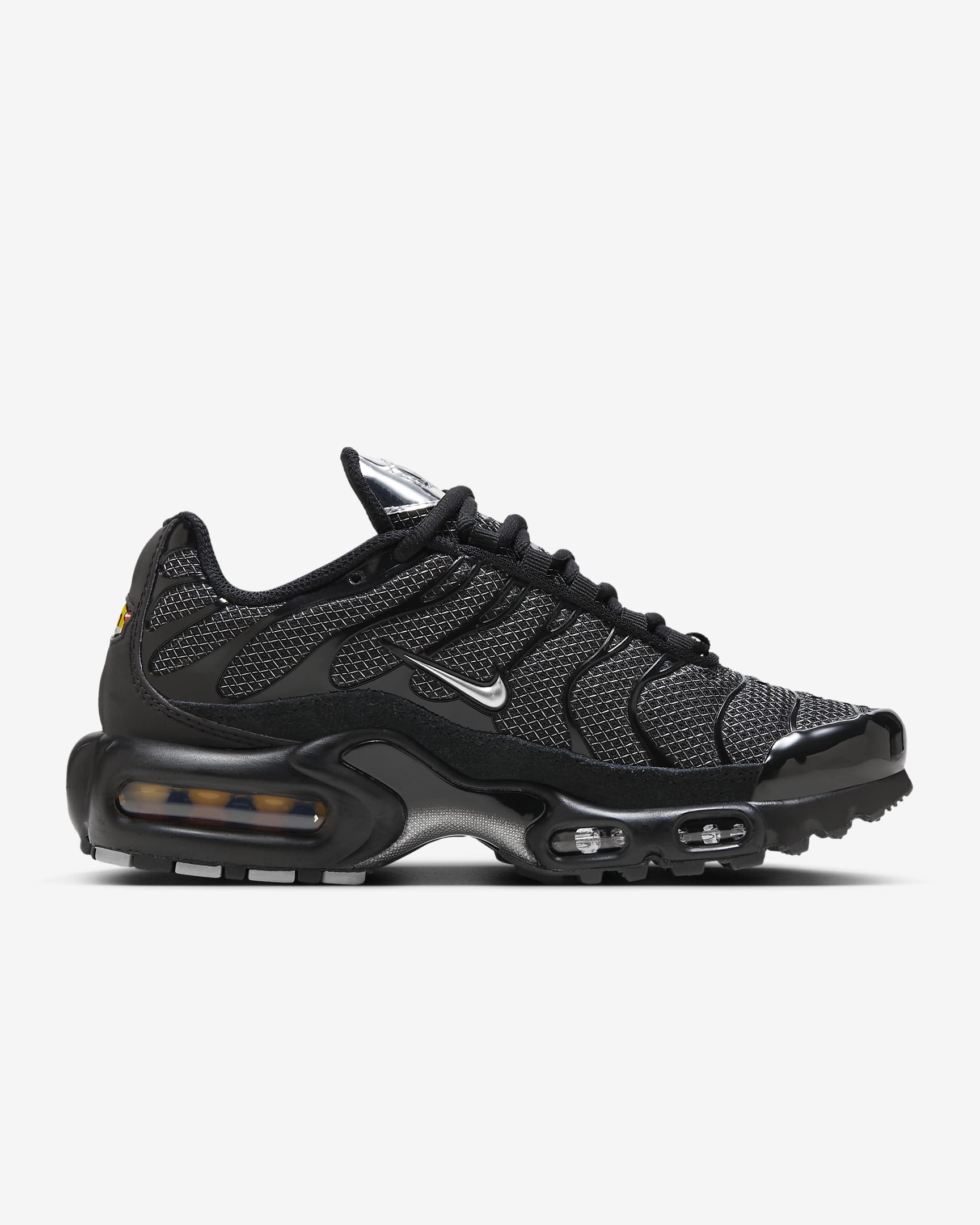 Nike Air Max Plus Women's Shoes - Black/Turquoise Blue/Metallic Silver