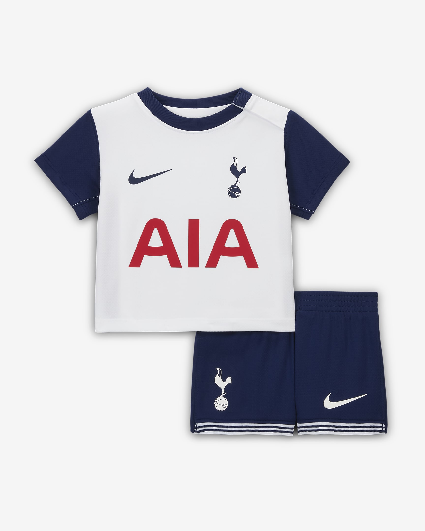 Ensemble 3 pièces Replica Nike Football Tottenham Hotspur 2023/24 Stadium Domicile pour bébé et tout-petit - Blanc/Binary Blue/Binary Blue