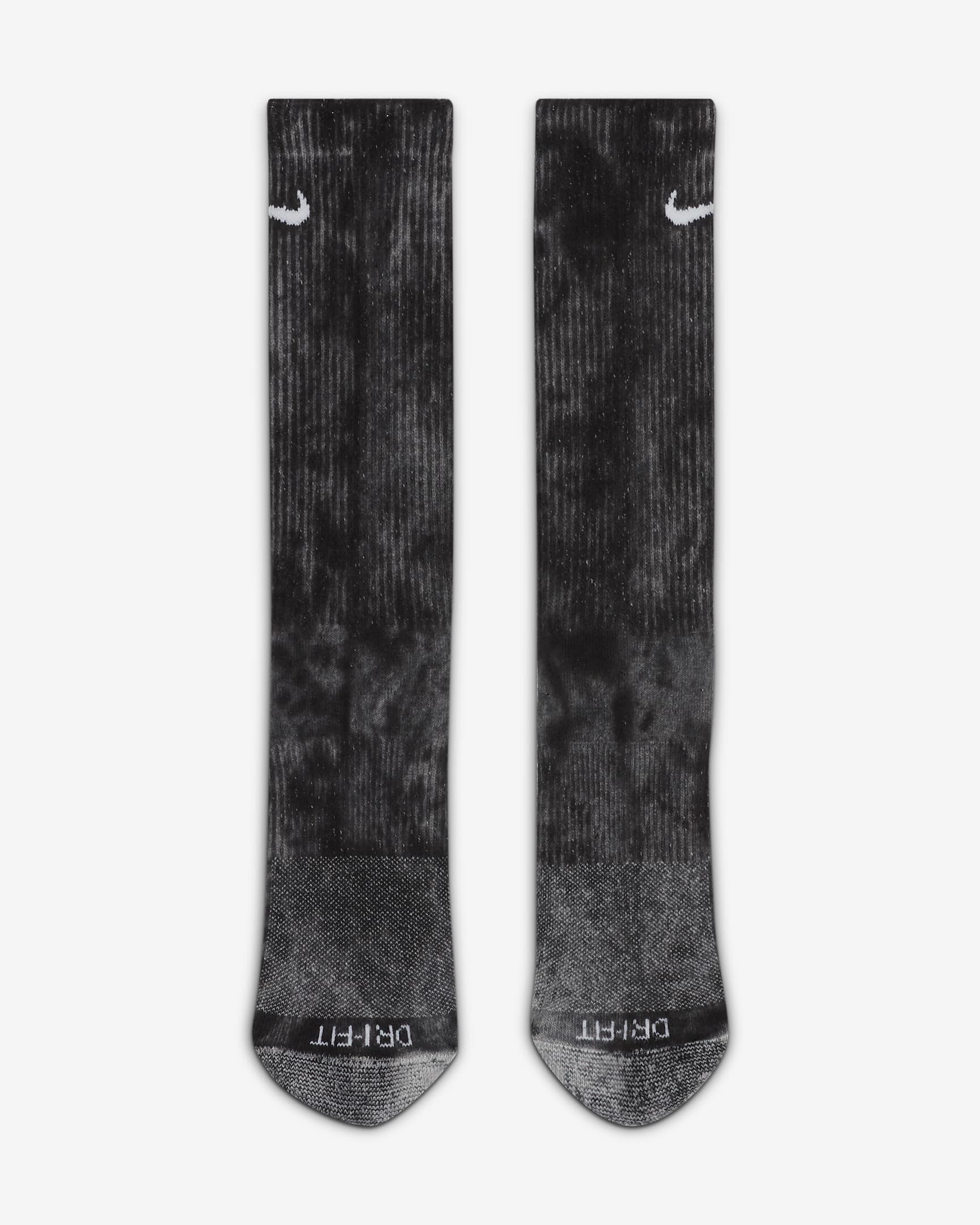 Nike Everyday Plus Cushioned Crew Socks - Black/Light Smoke Grey/White