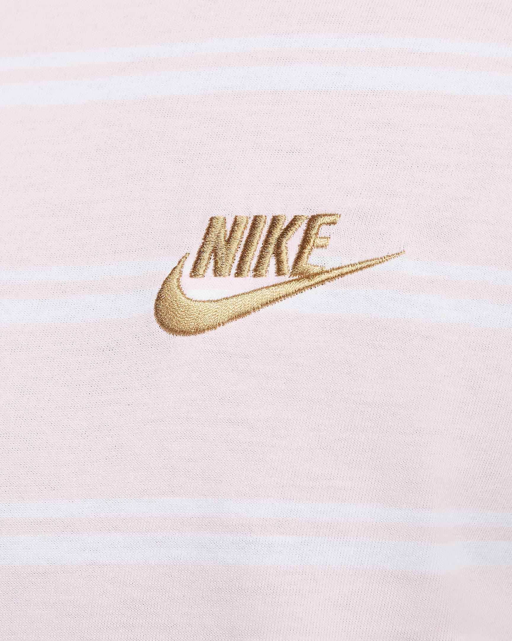 Nike Sportswear Men's Striped T-Shirt - Pink Foam