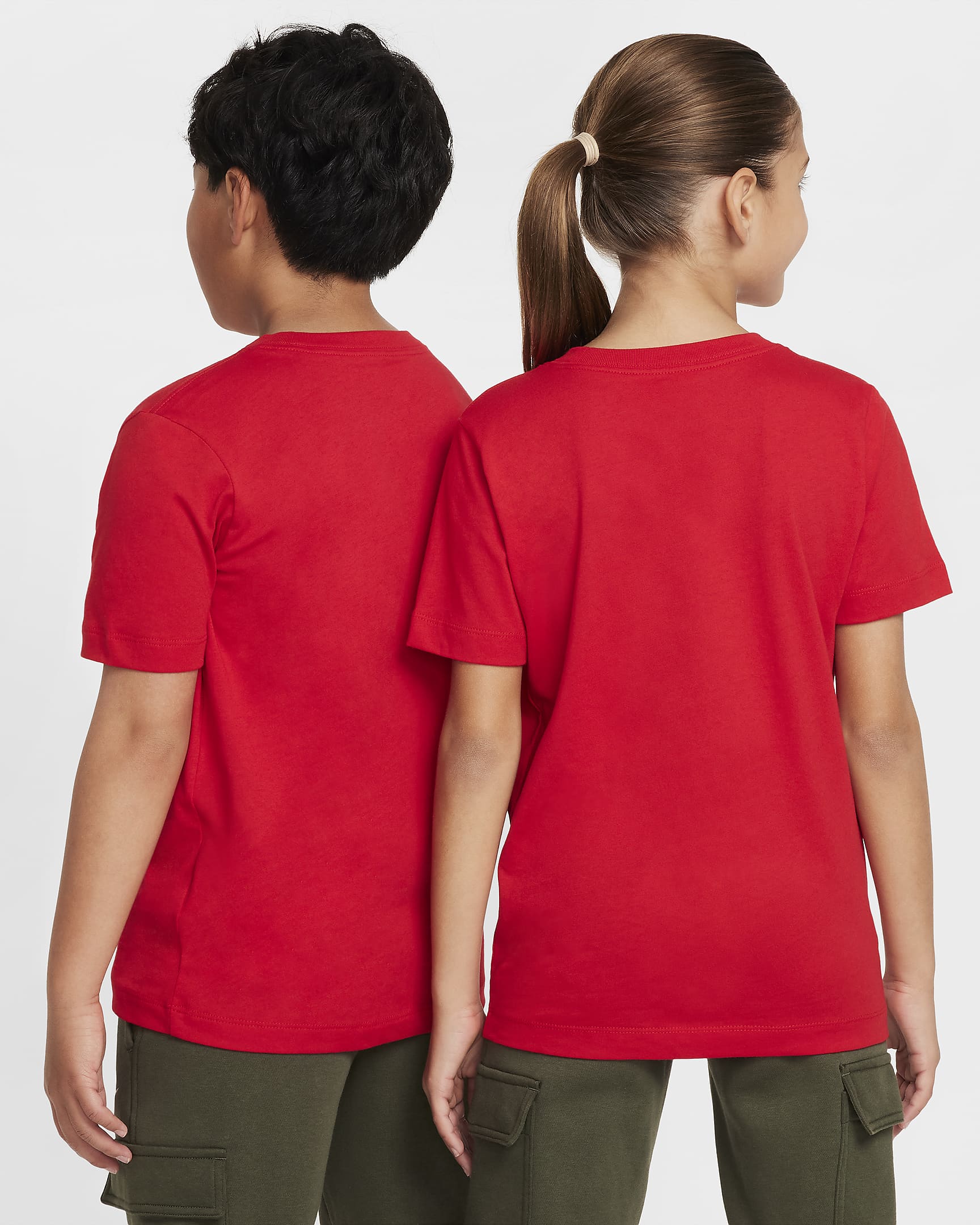 Playera para niños talla grande Nike Sportswear - Rojo universitario