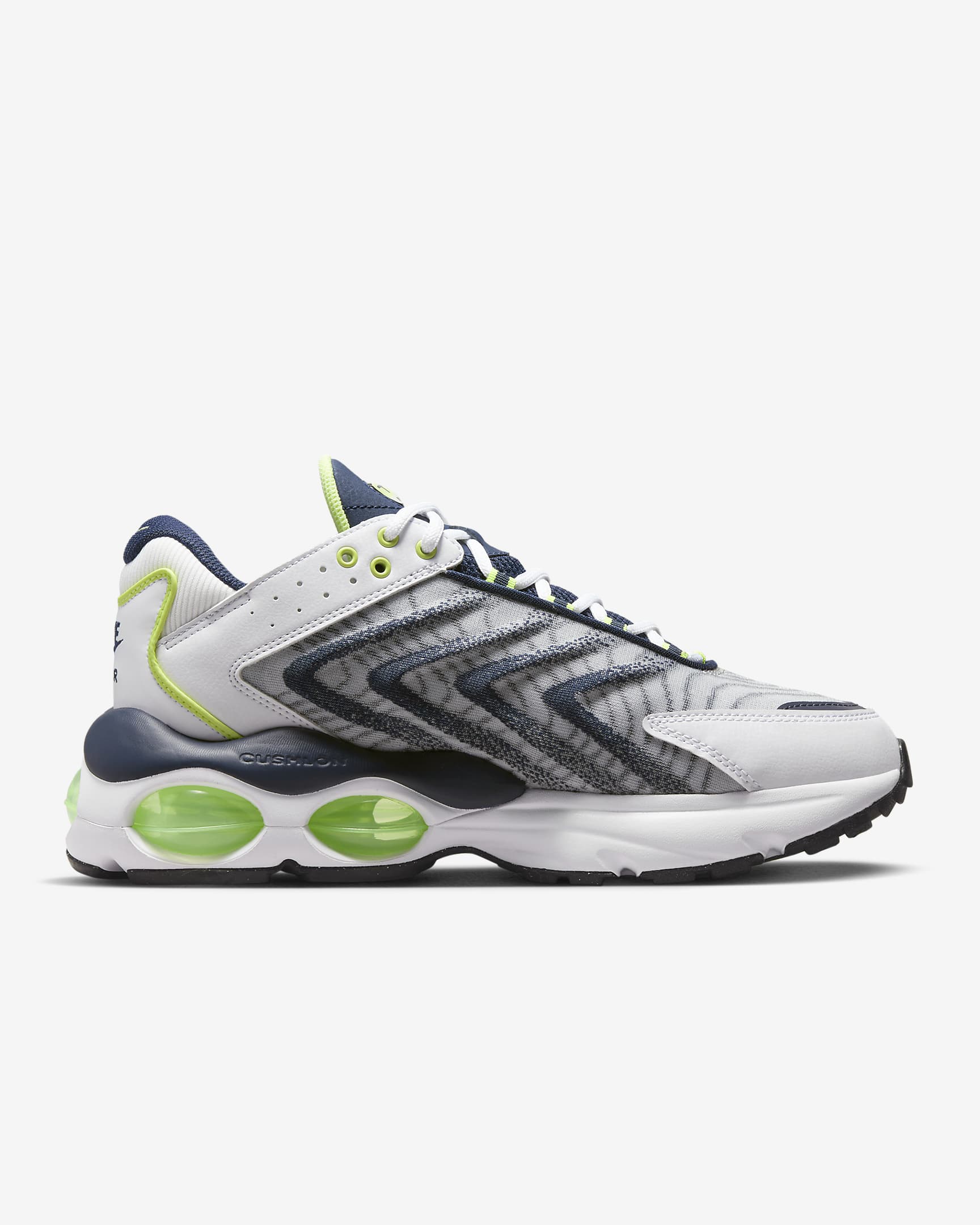 Nike Air Max TW Men's Shoes - White/Light Lemon Twist/Pure Platinum/Midnight Navy