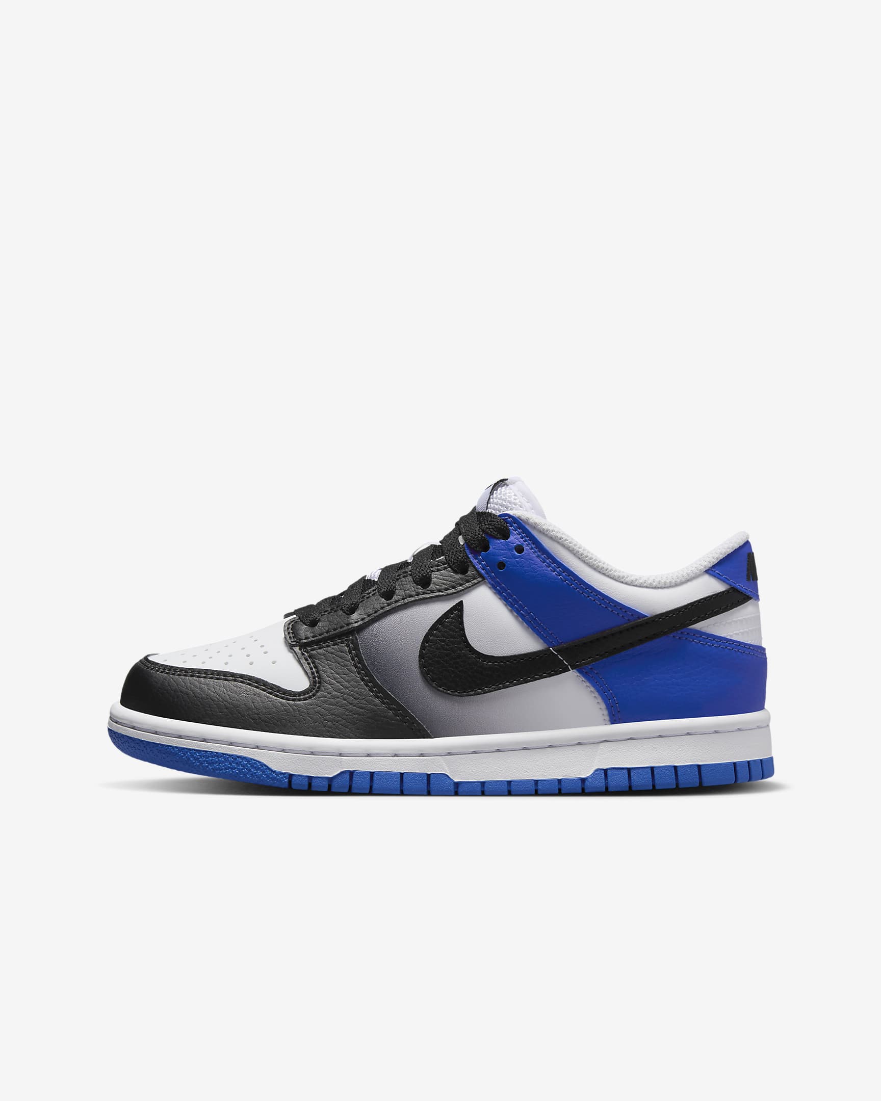 Nike Dunk Low Older Kids' Shoes - Game Royal/White/Black