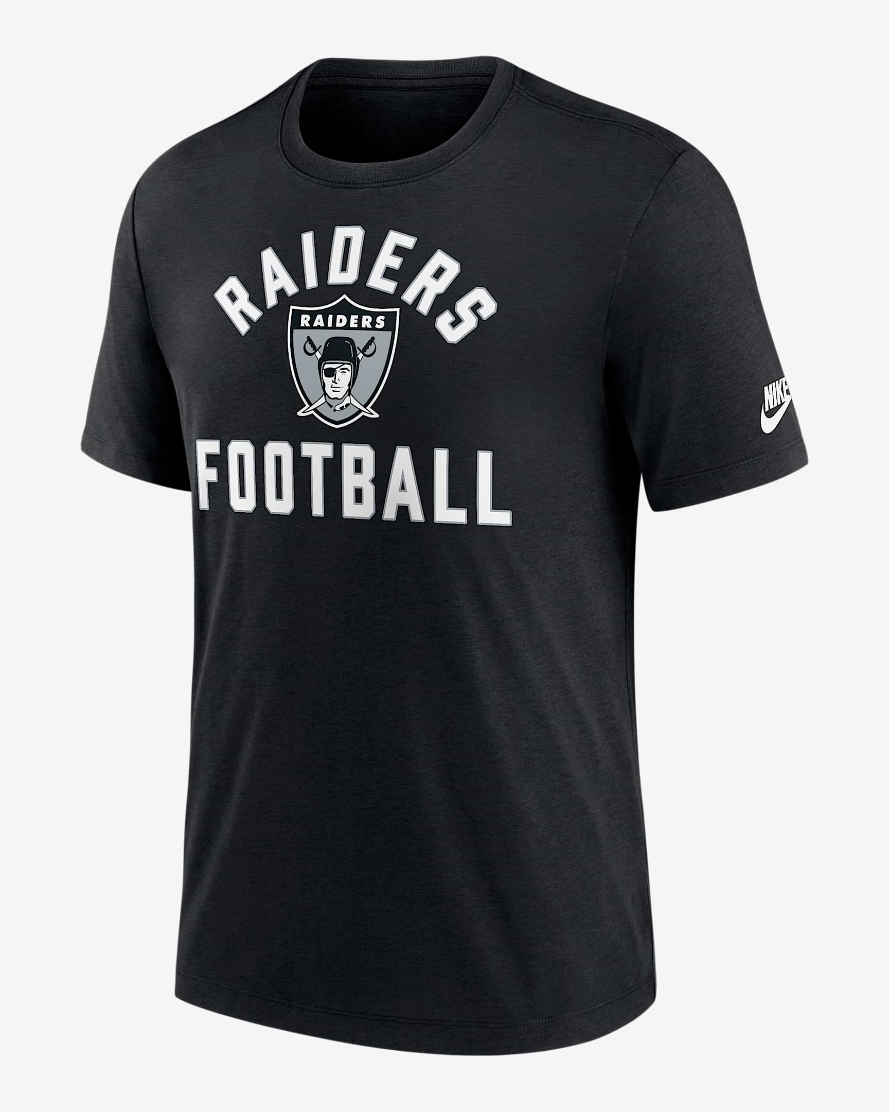 Las Vegas Raiders Favorable Timeline Men's Nike NFL T-Shirt - Black
