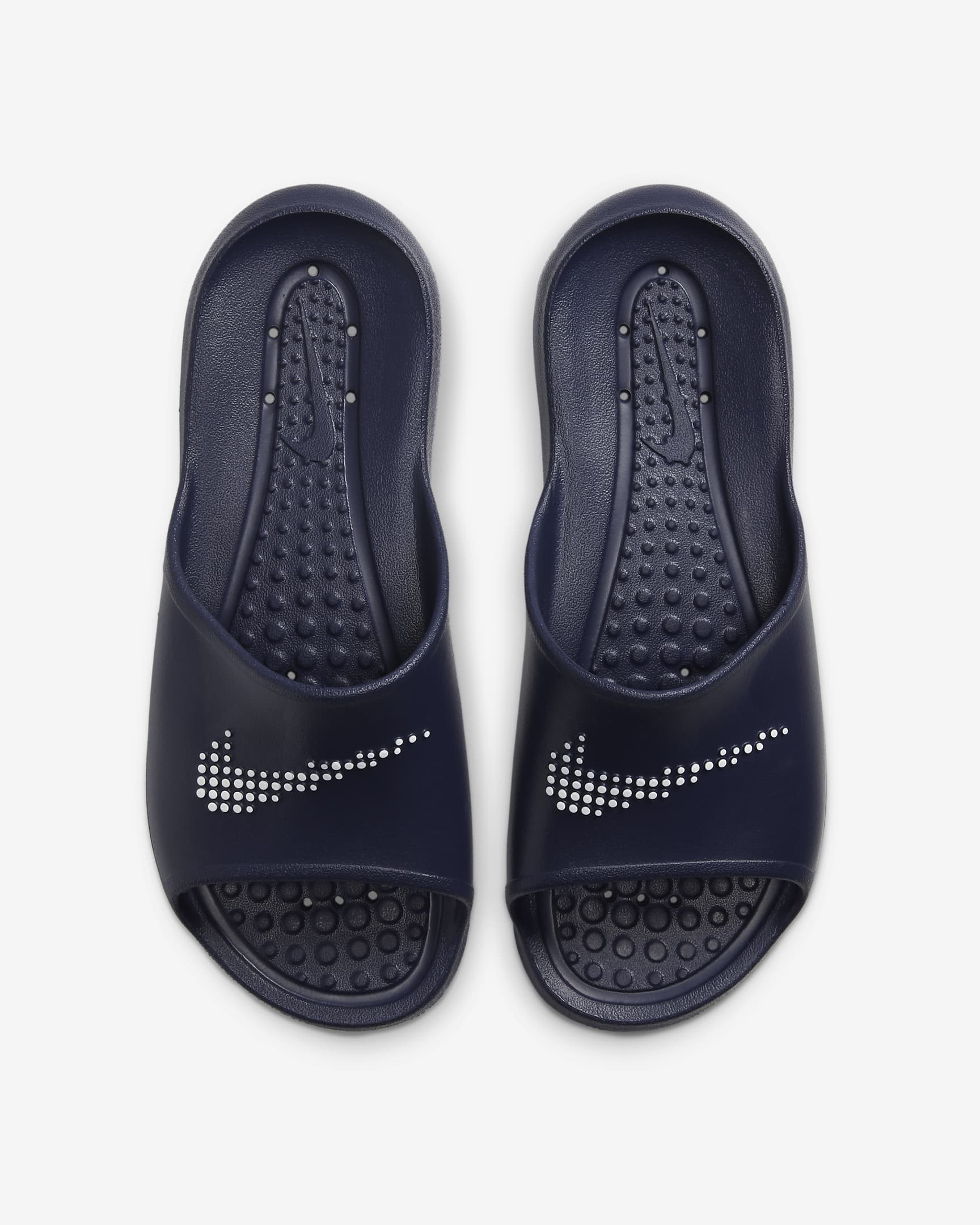 Nike Victori One badslippers voor heren - Midnight Navy/Midnight Navy/Wit