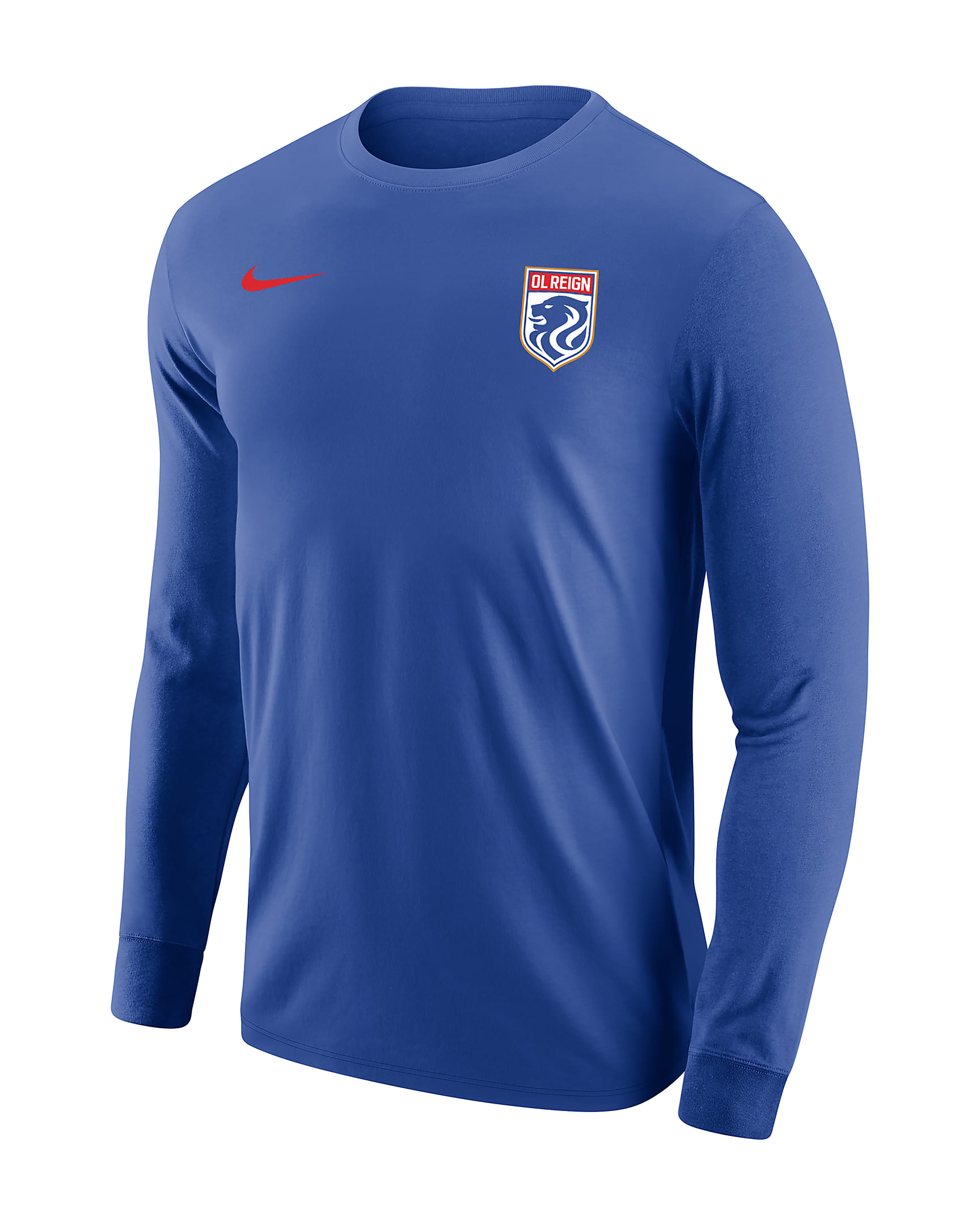 OL Reign Men's Nike Soccer Long-Sleeve T-Shirt - Game Royal