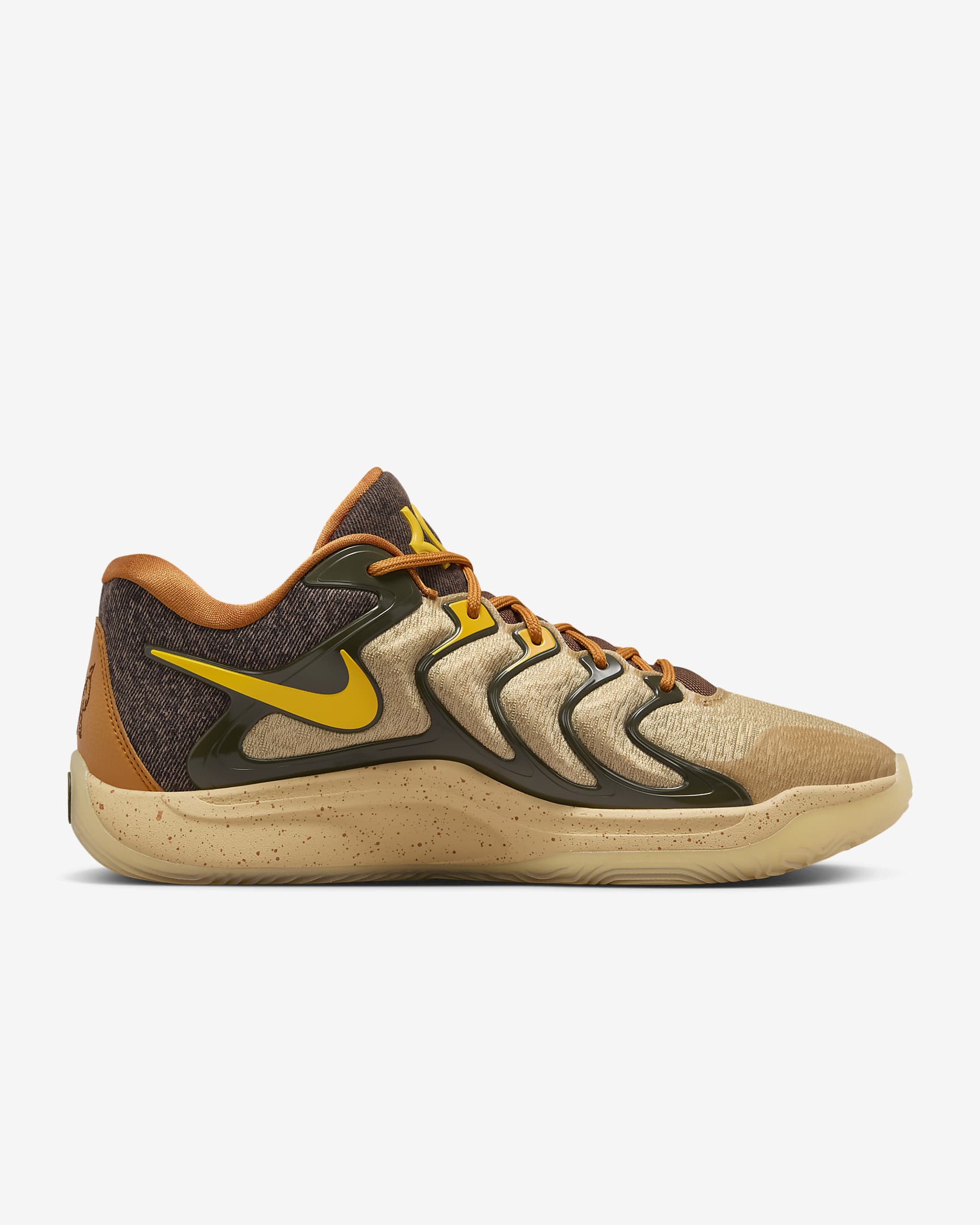 Scarpa da basket KD17 x Bink - Sesame/Rough Green/Monarch/University Gold