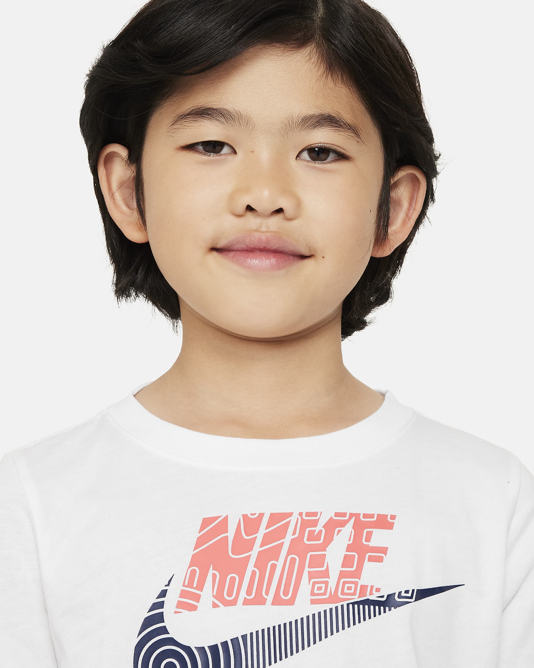 Nike Futura Hazard Tread Long Sleeve Tee Little Kids T-Shirt - White