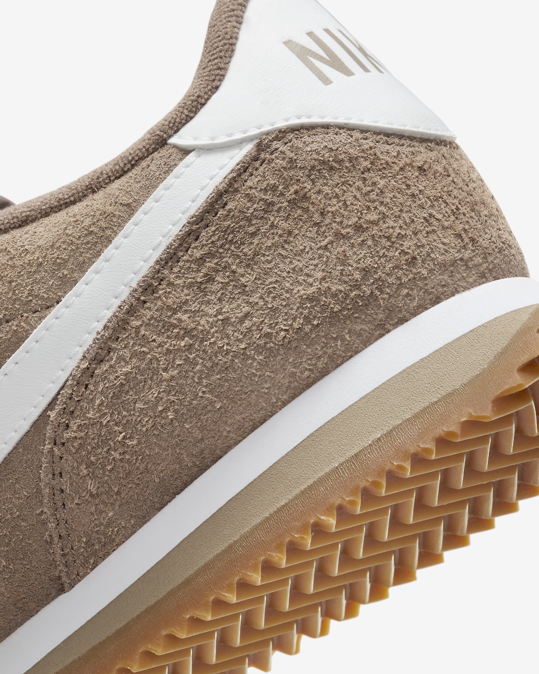 Nike Cortez Vintage Suede Sabatilles - Dona - Mink Brown/Gum Medium Brown/Blanc