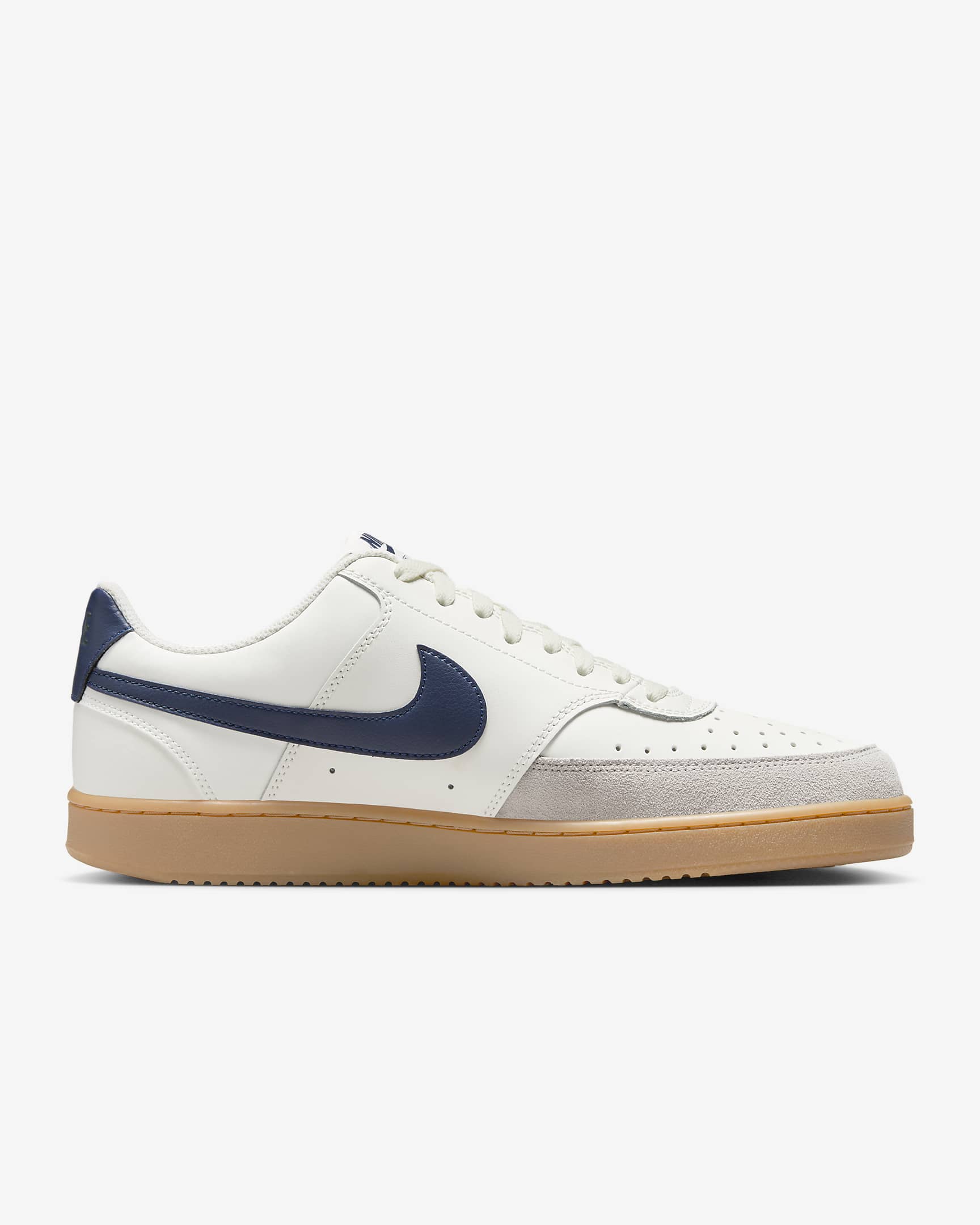 Nike Court Vision Low Men's Shoes - Sail/Gum Light Brown/Light Iron Ore/Midnight Navy