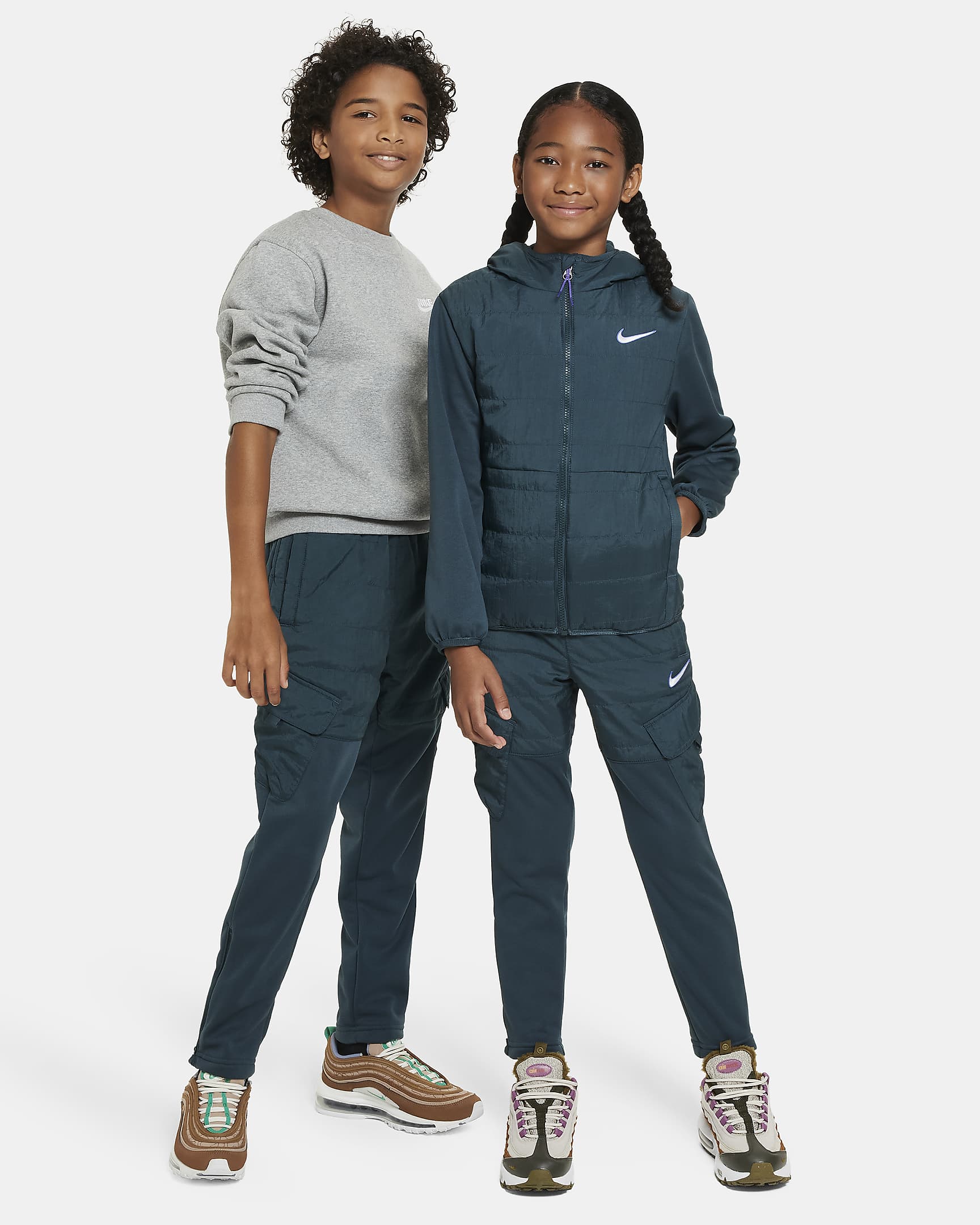 Nike Therma-FIT Repel Outdoor Play Older Kids' Fleece Winterized ...