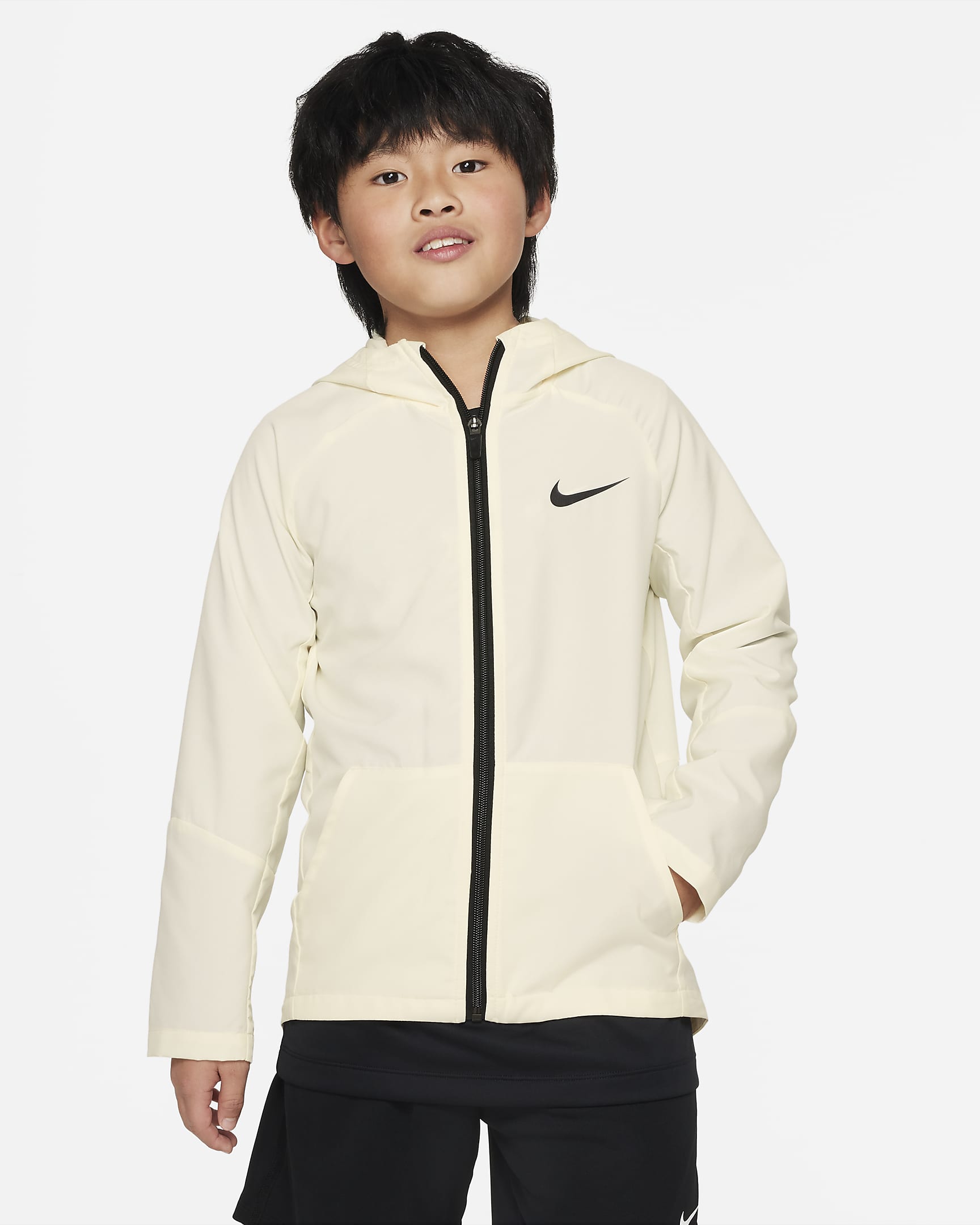 Nike Dri-FIT Older Kids' (Boys') Woven Training Jacket. Nike SG