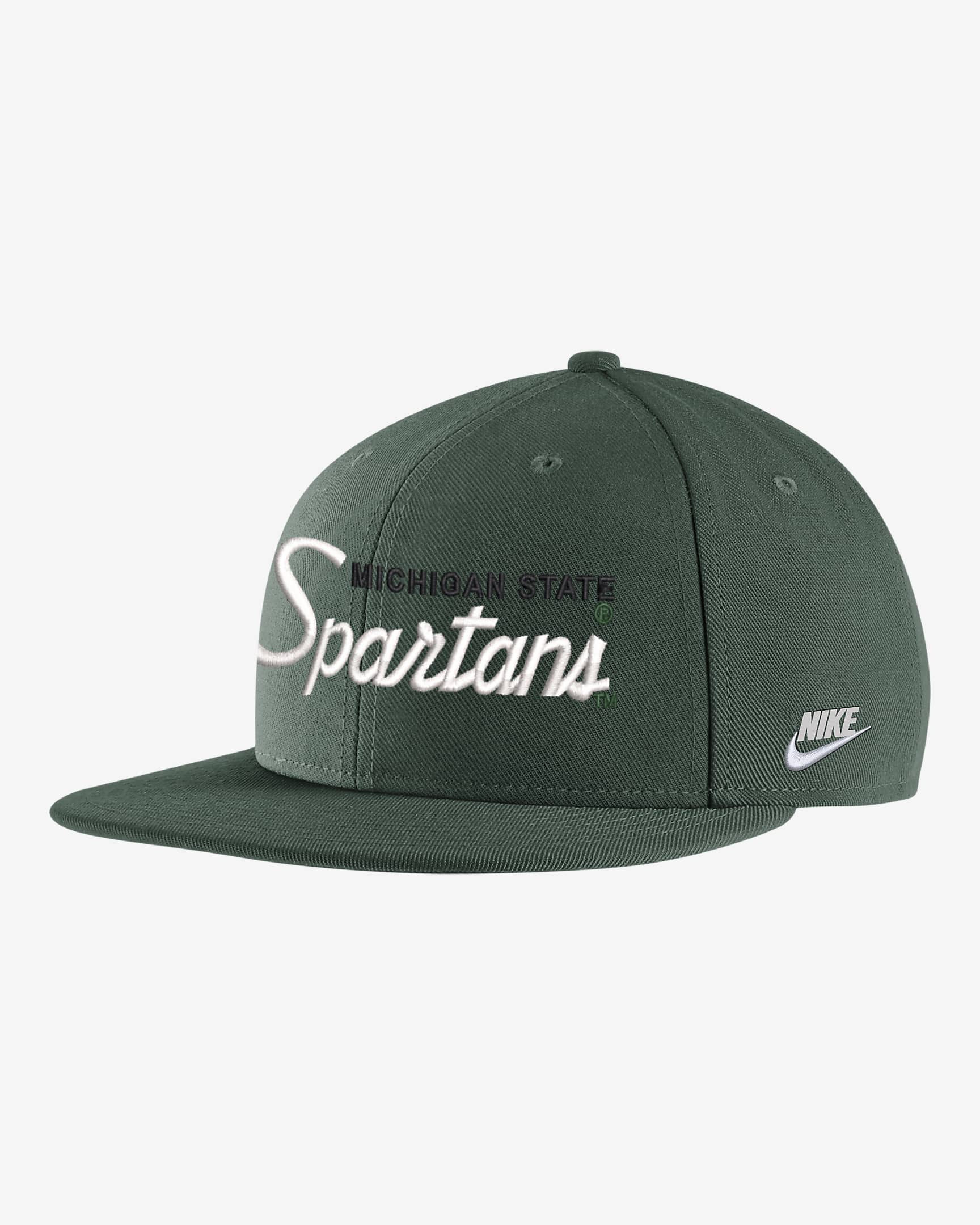 Gorra universitaria Nike Michigan State. Nike.com