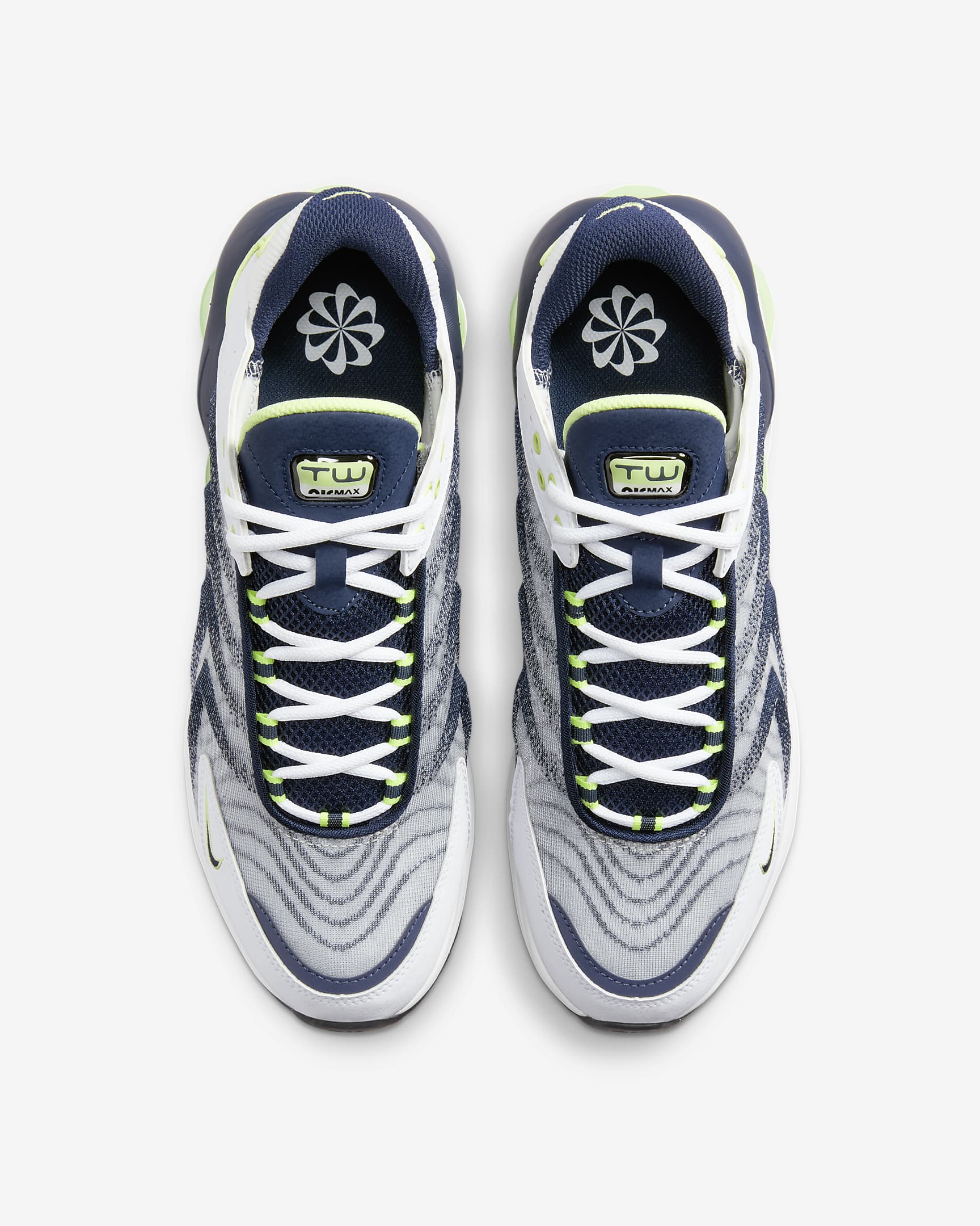 Nike Air Max TW Men's Shoes - White/Light Lemon Twist/Pure Platinum/Midnight Navy