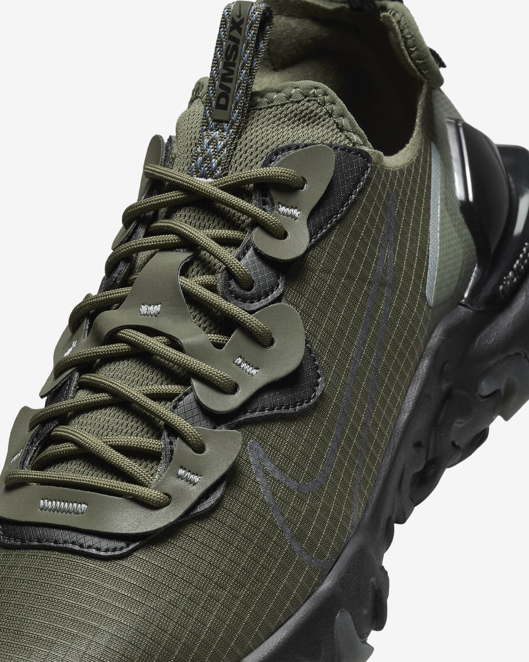 Nike React Vision sko til herre - Medium Olive/Cool Grey/Svart