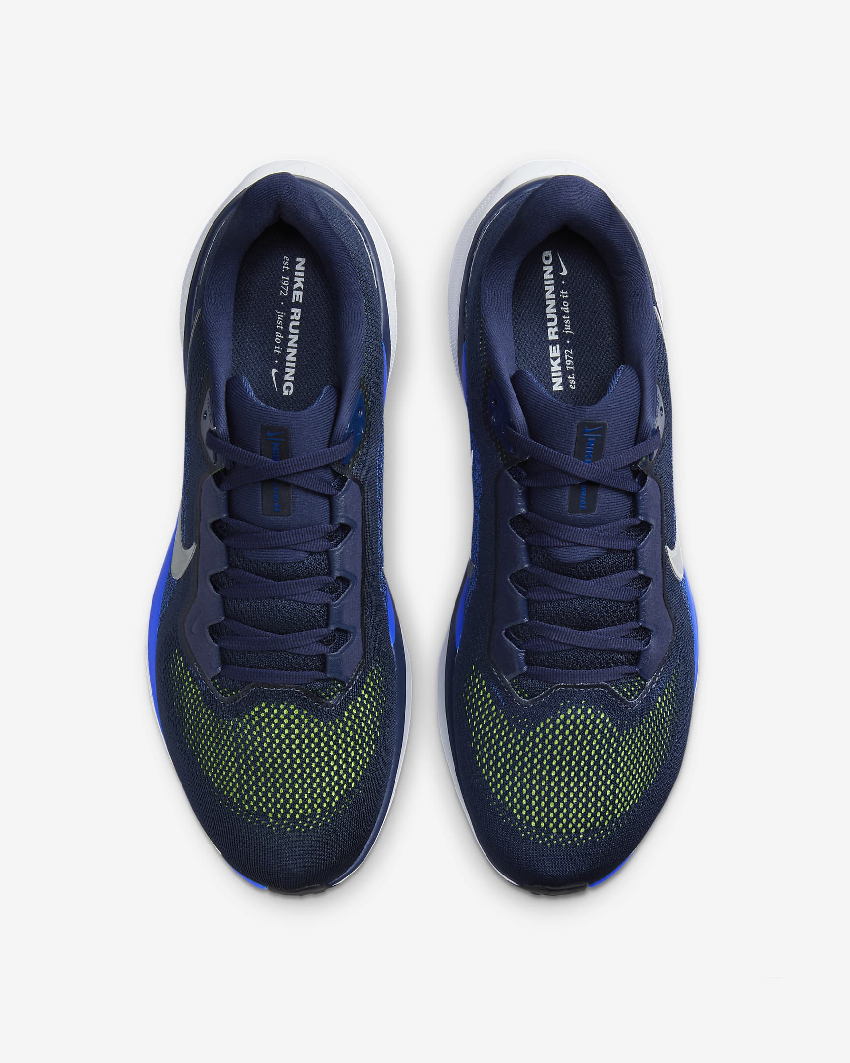 Tenis de correr en pavimento para hombre Nike Pegasus 41 - Azul marino medianoche/Negro/Volt/Plata reflejante