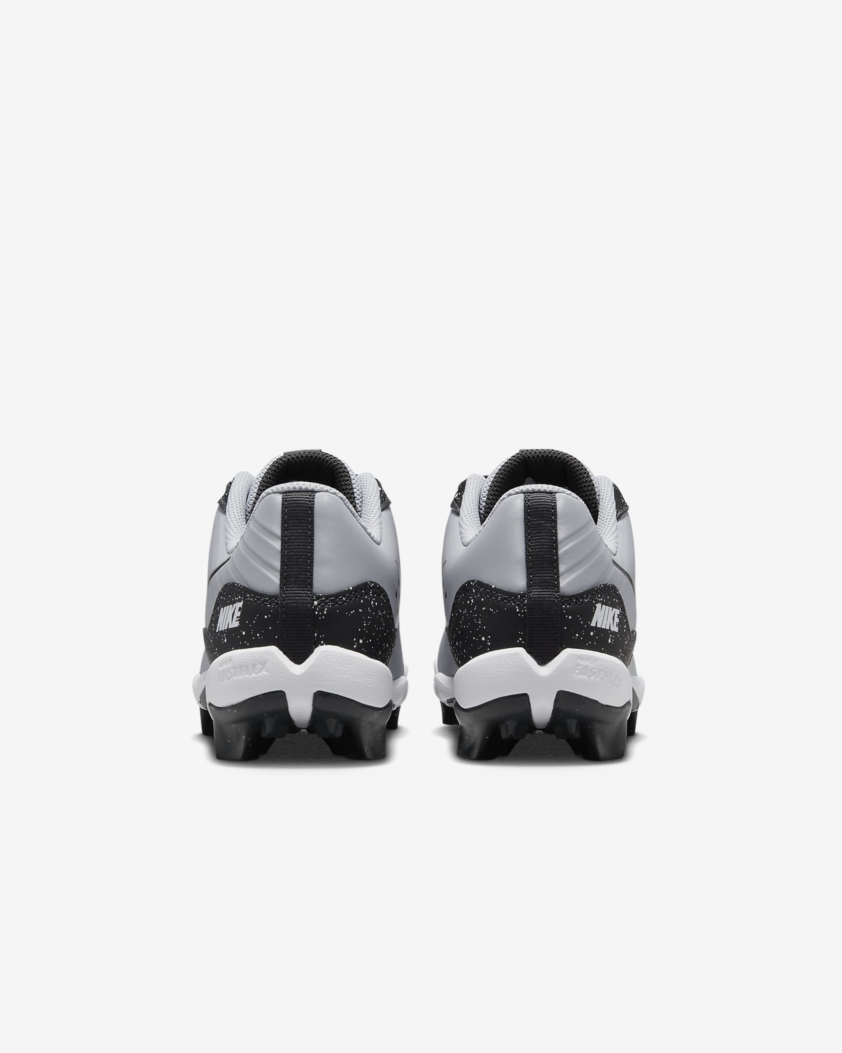 Tacos de béisbol para niños talla pequeña/grande Nike Alpha Huarache 4 Keystone - Gris lobo/Blanco/Gris humo oscuro