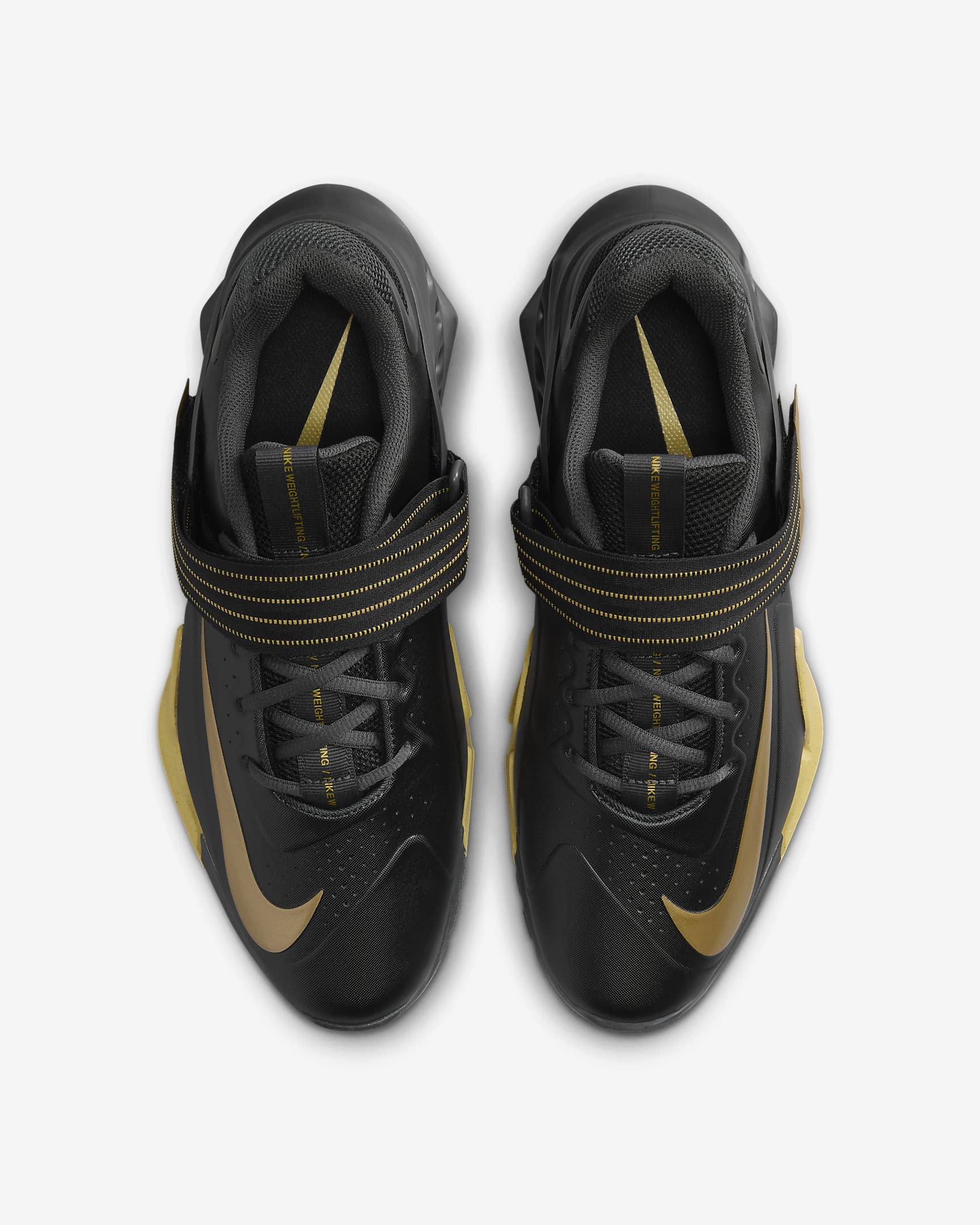 Nike Savaleos Weightlifting Shoes - Black/Anthracite/Infinite Gold/Metallic Gold