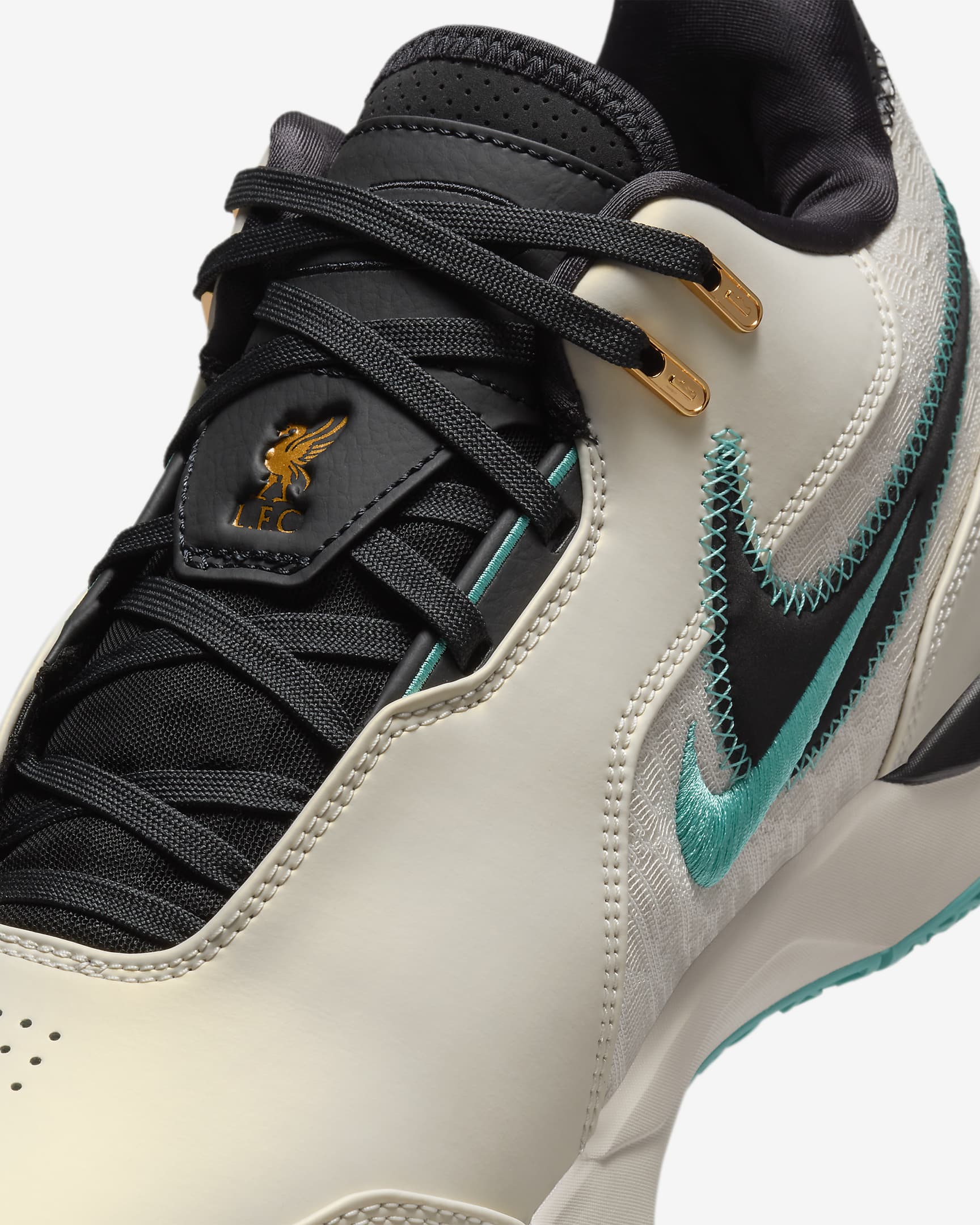 LeBron NXXT Gen AMPD EP Basketball Shoes - Light Orewood Brown/Washed Teal/Metallic Gold/Black