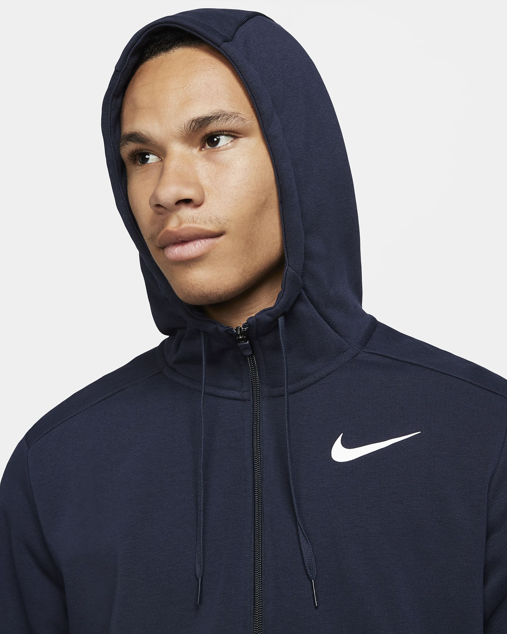 Nike Dry Men's Dri-FIT Hooded Fitness Full-Zip Hoodie. Nike LU