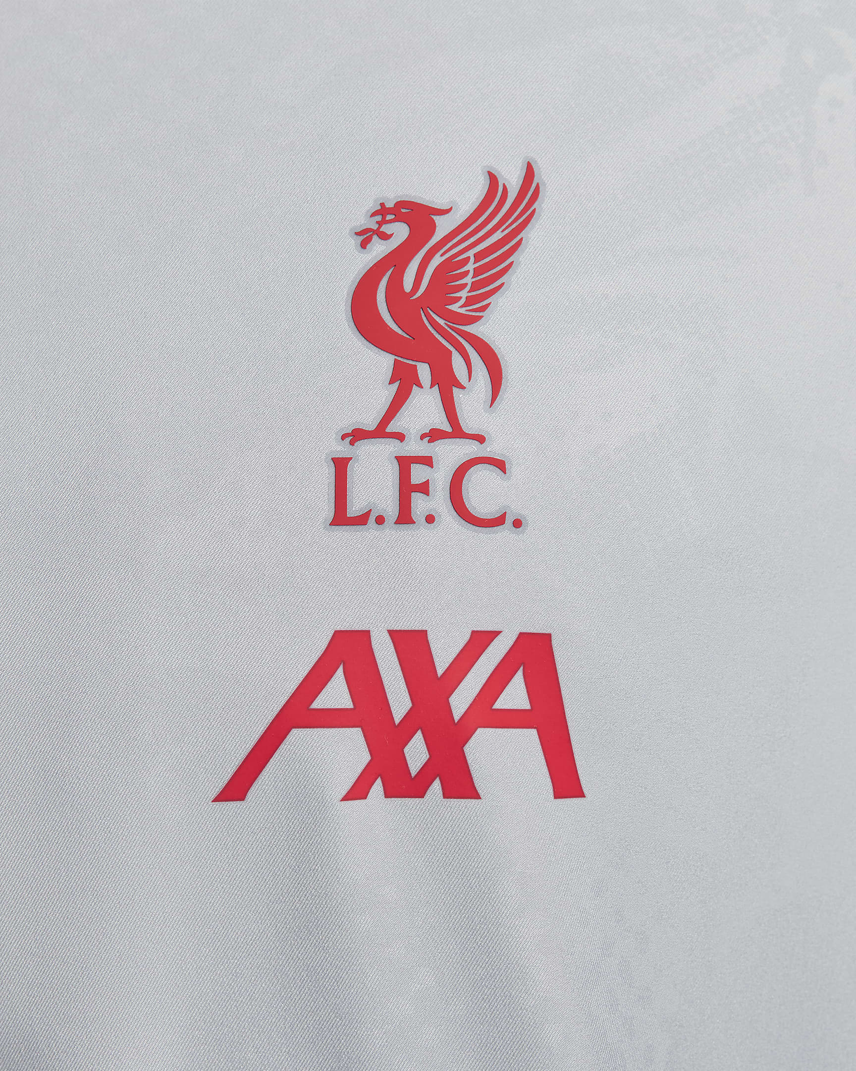 Liverpool FC Strike Derde Nike Dri-FIT voetbalvolksliedjack voor heren - Light Smoke Grey/Zwart/Global Red