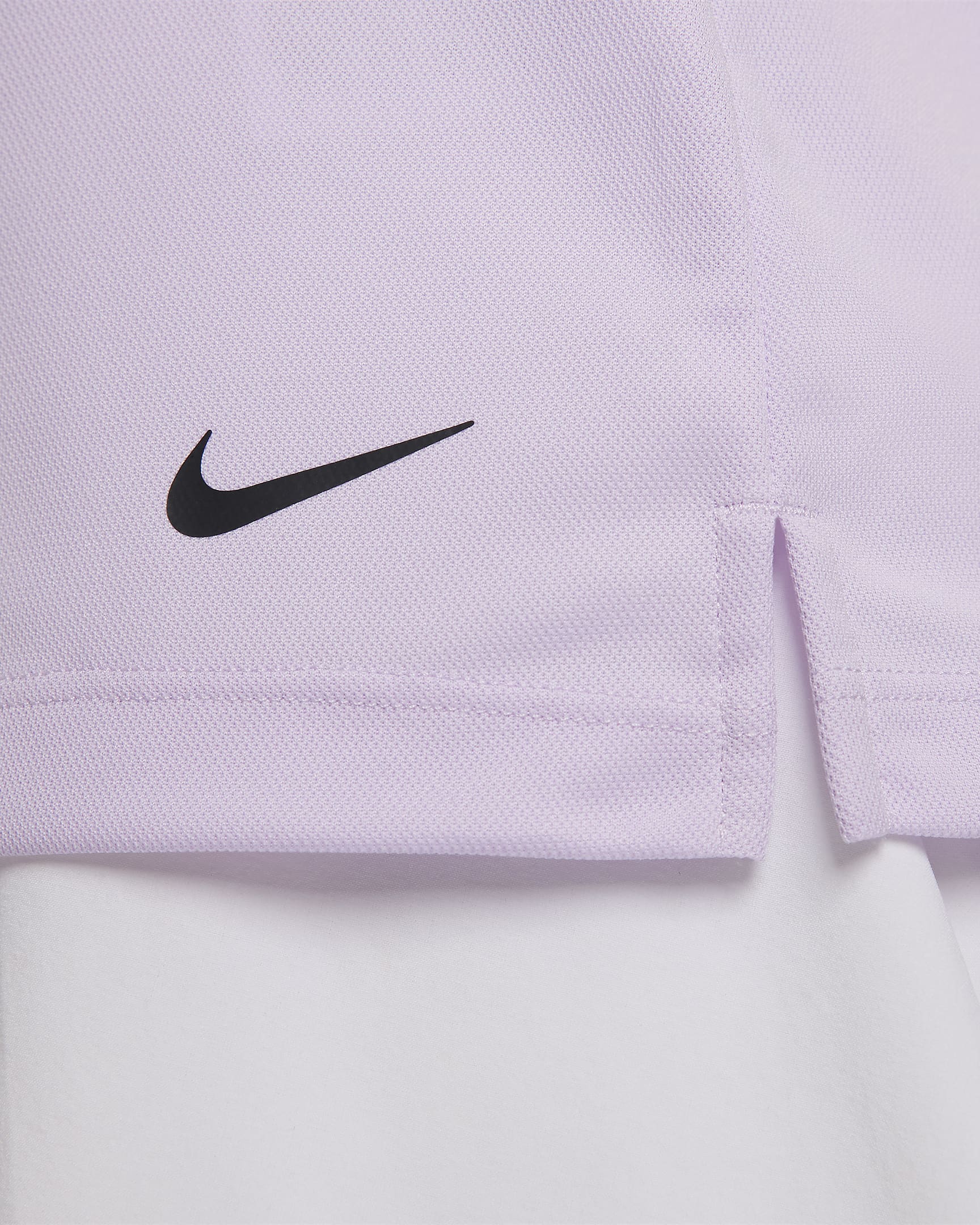 Polo de golf sin mangas para mujer Nike Dri-FIT Victory - Bruma violeta/Negro