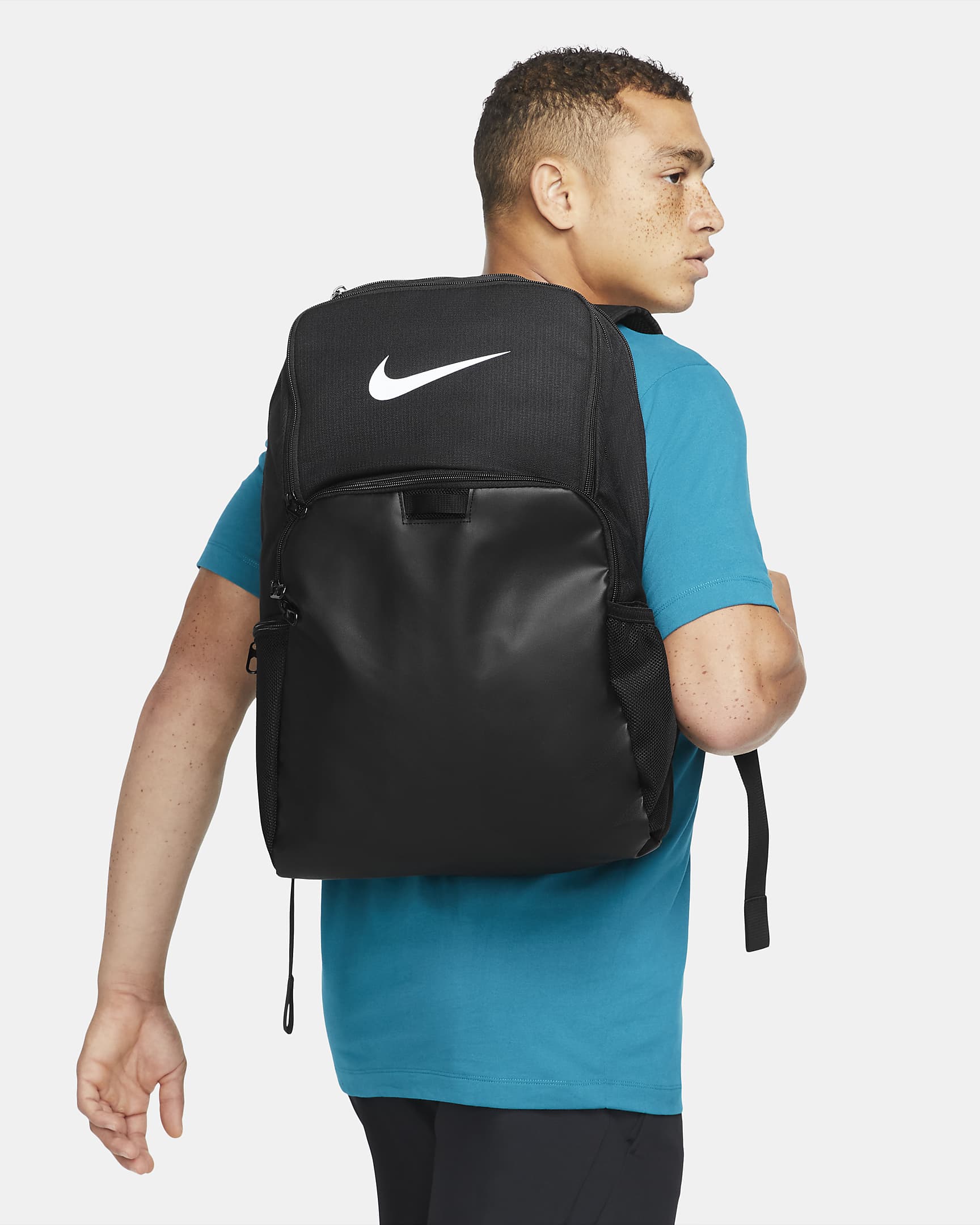 Nike Brasilia 9.5 Training Backpack (Extra Large, 30L) - Black/Black/White