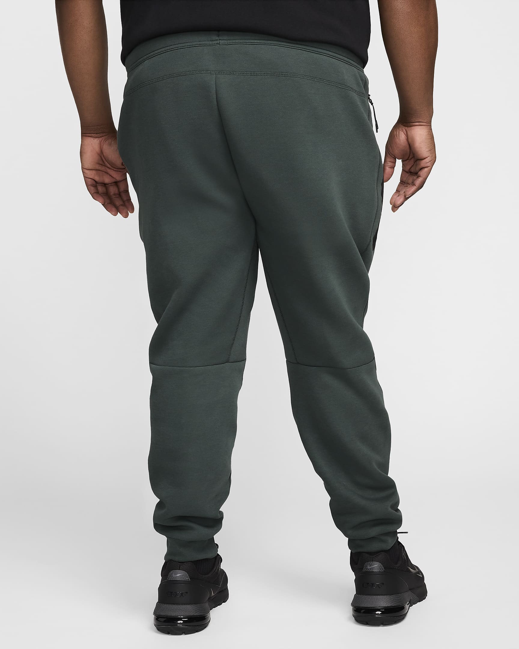 Joggers para hombre Nike Sportswear Tech Fleece - Verde vintage/Negro