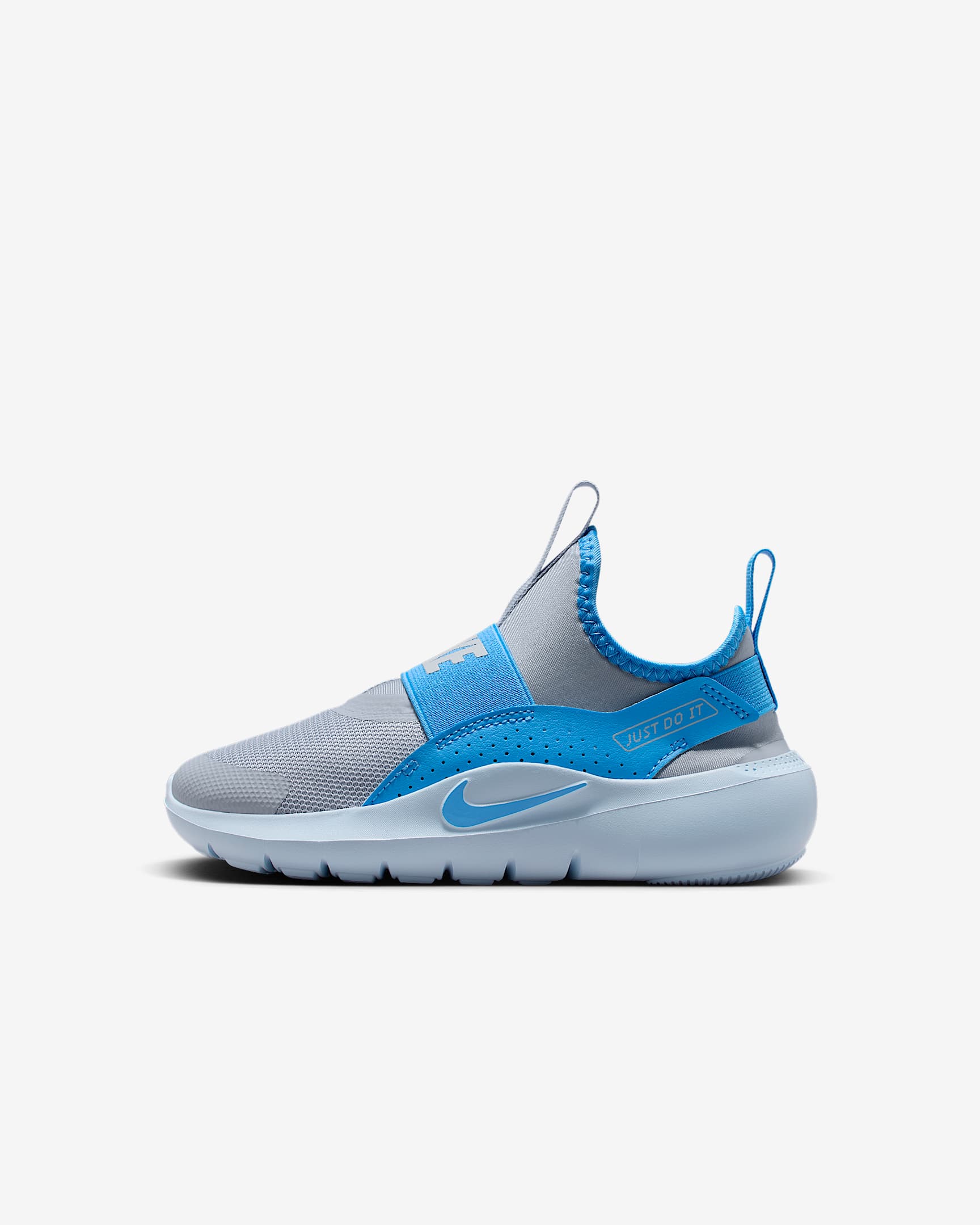 Nike Flex Runner 4 Little Kids' Shoes - Ghost/Football Grey/Blue Tint/University Blue