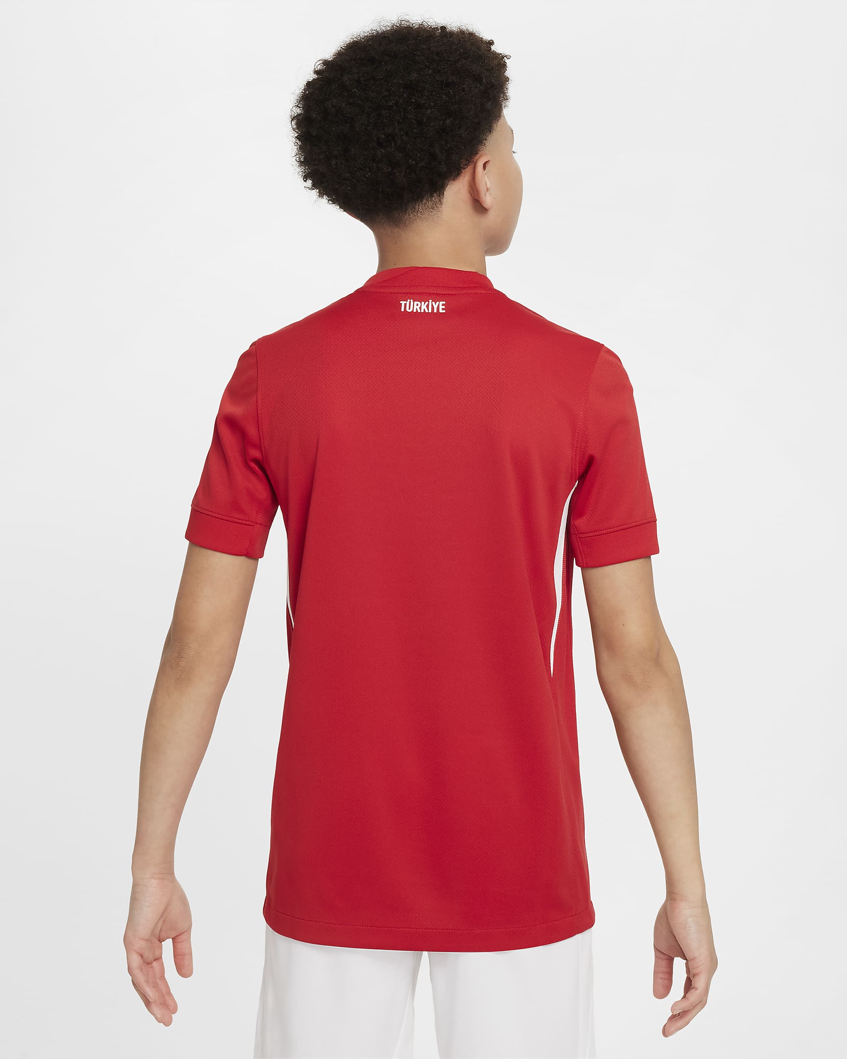 Venkovní fotbalový dres Nike Dri-FIT Replica Turecko Stadium 2024/25 pro větší děti - Sport Red/Sport Red/Bílá