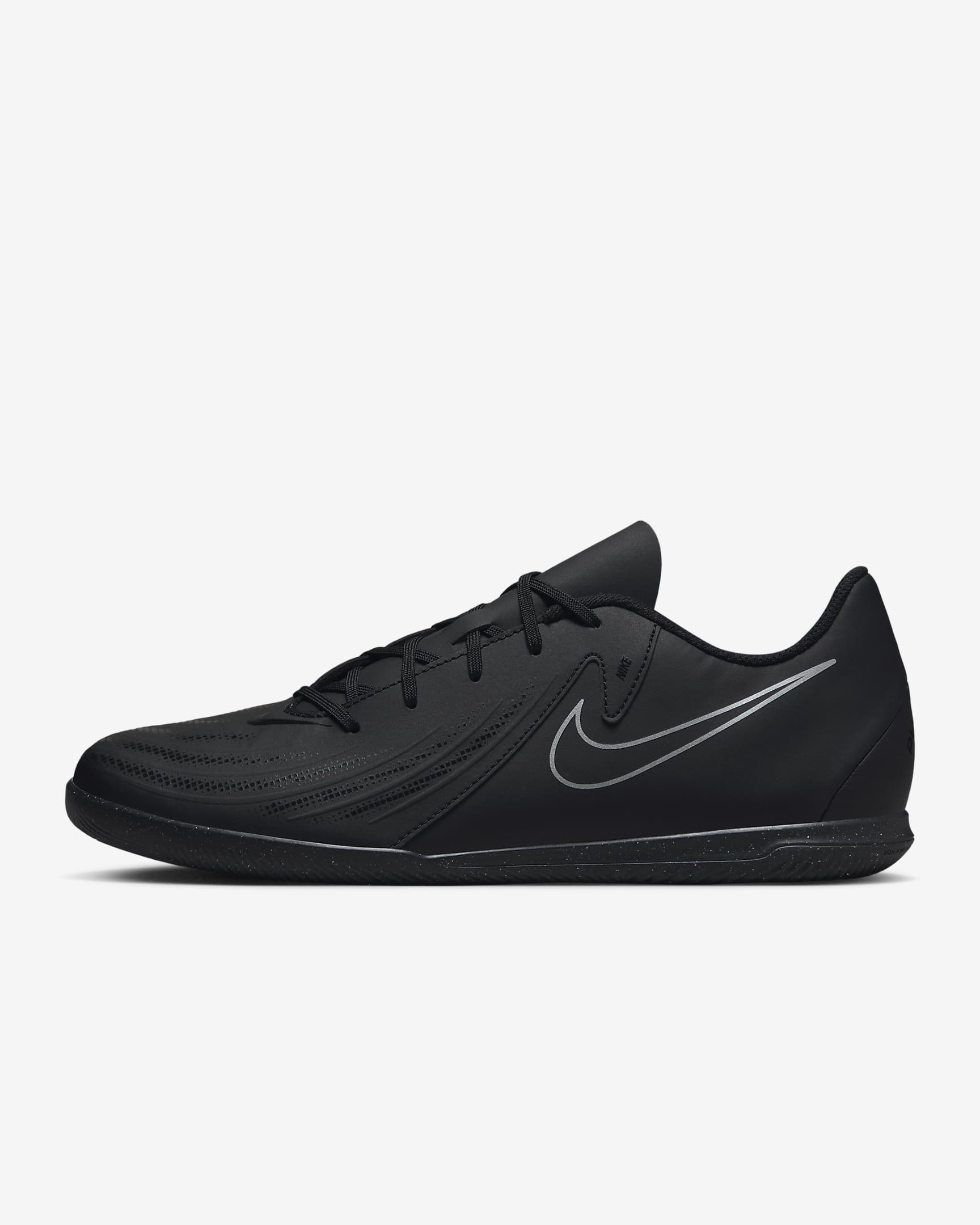 Nike Phantom GX 2 Club IC Low-Top Football Shoes - Black/Black