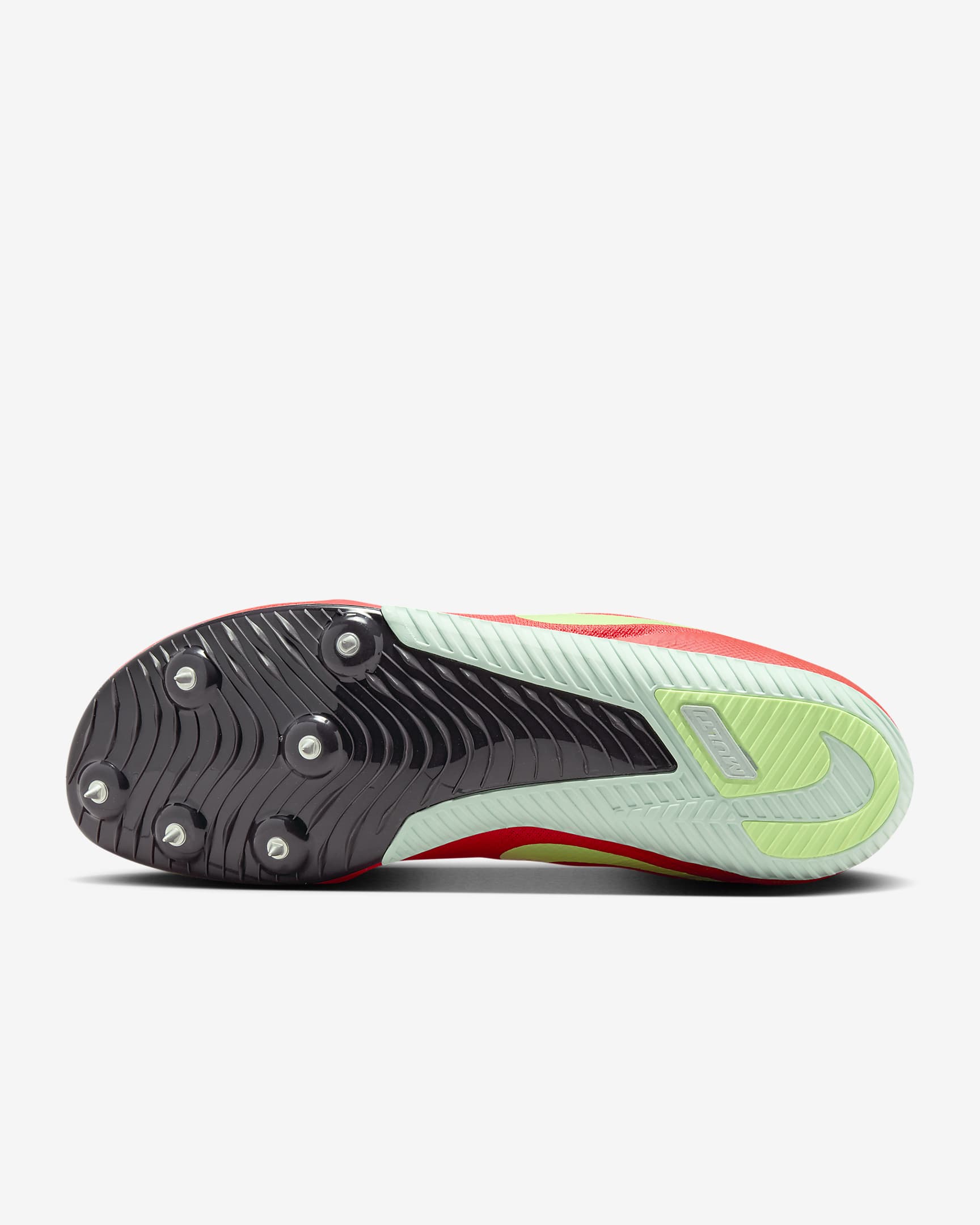 Nike Zoom Rival Track & Field Multi-Event Spikes - Bright Crimson/Lime Blast/Barely Volt/Washed Coral