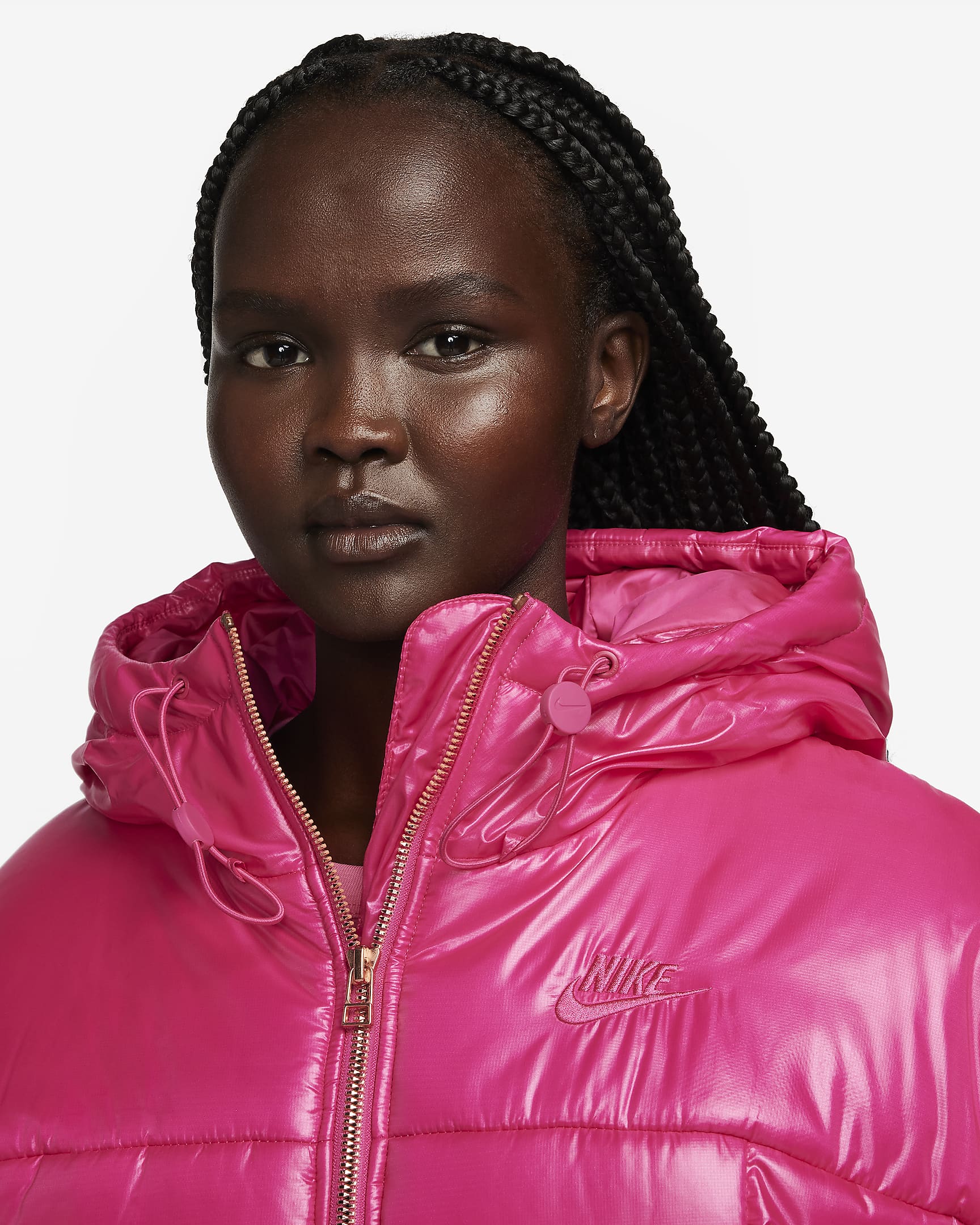 Nike Sportswear Classic Puffer Shine Women's ThermaFIT Loose Jacket