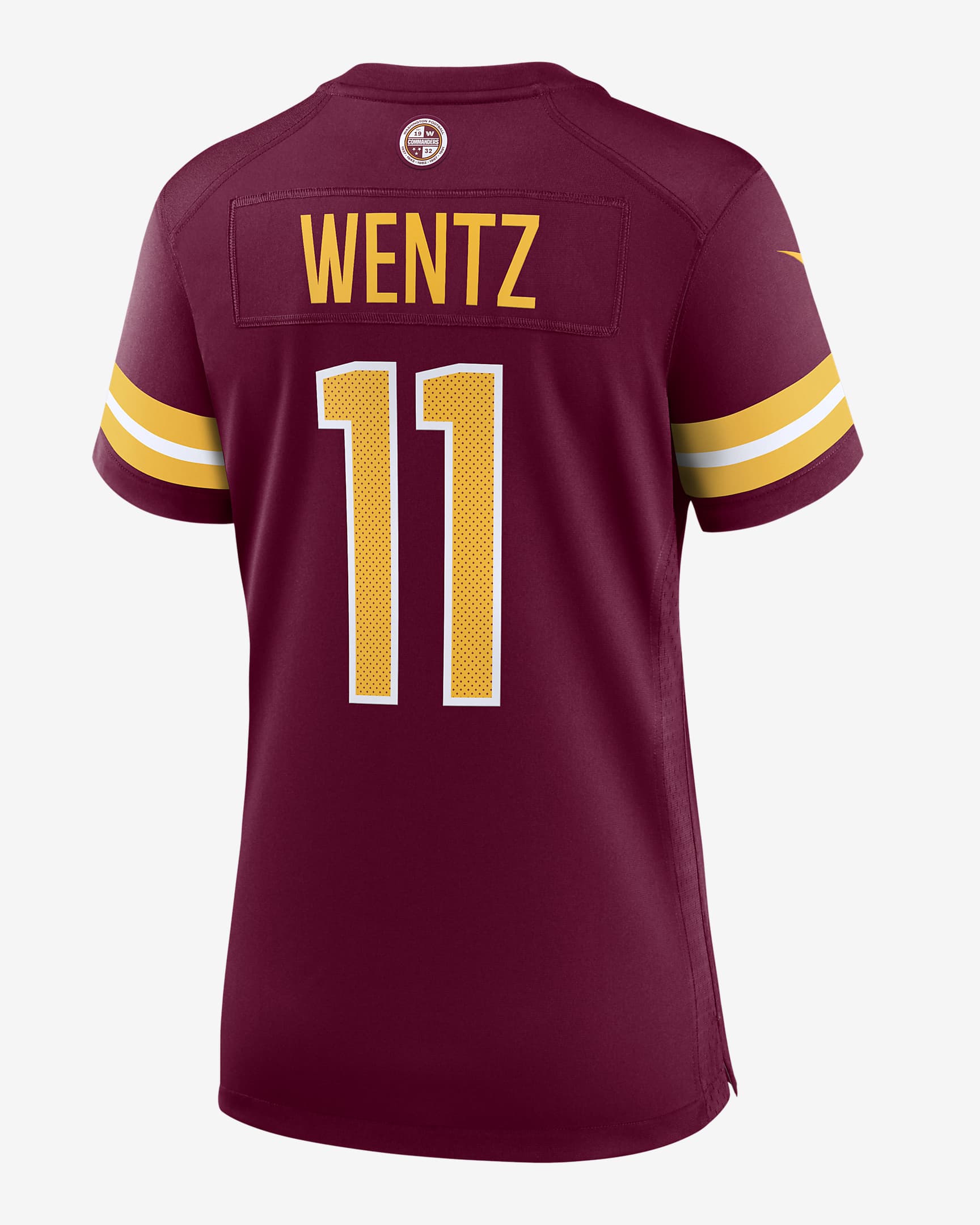 NFL Washington Commanders (Carson Wentz) Women's Game Football Jersey ...