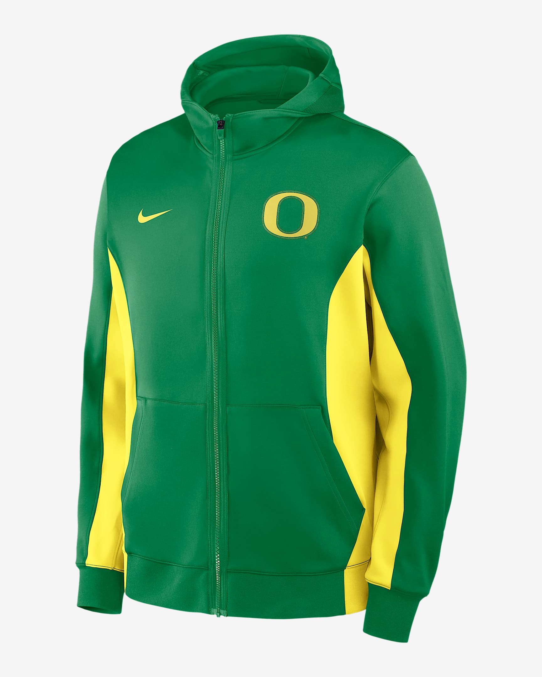 Oregon Game Men's Nike Dri-FIT College Full-Zip Hooded Jacket - Green