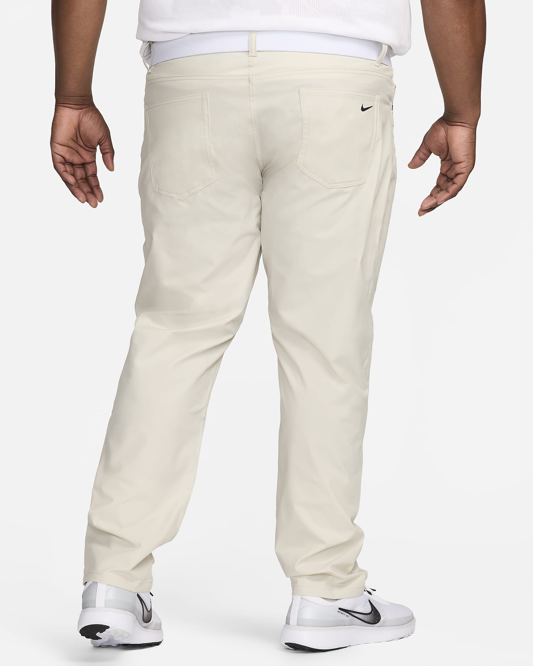 Nike Tour schmale Golfhose mit fünf Taschen für Herren - Light Bone/Schwarz