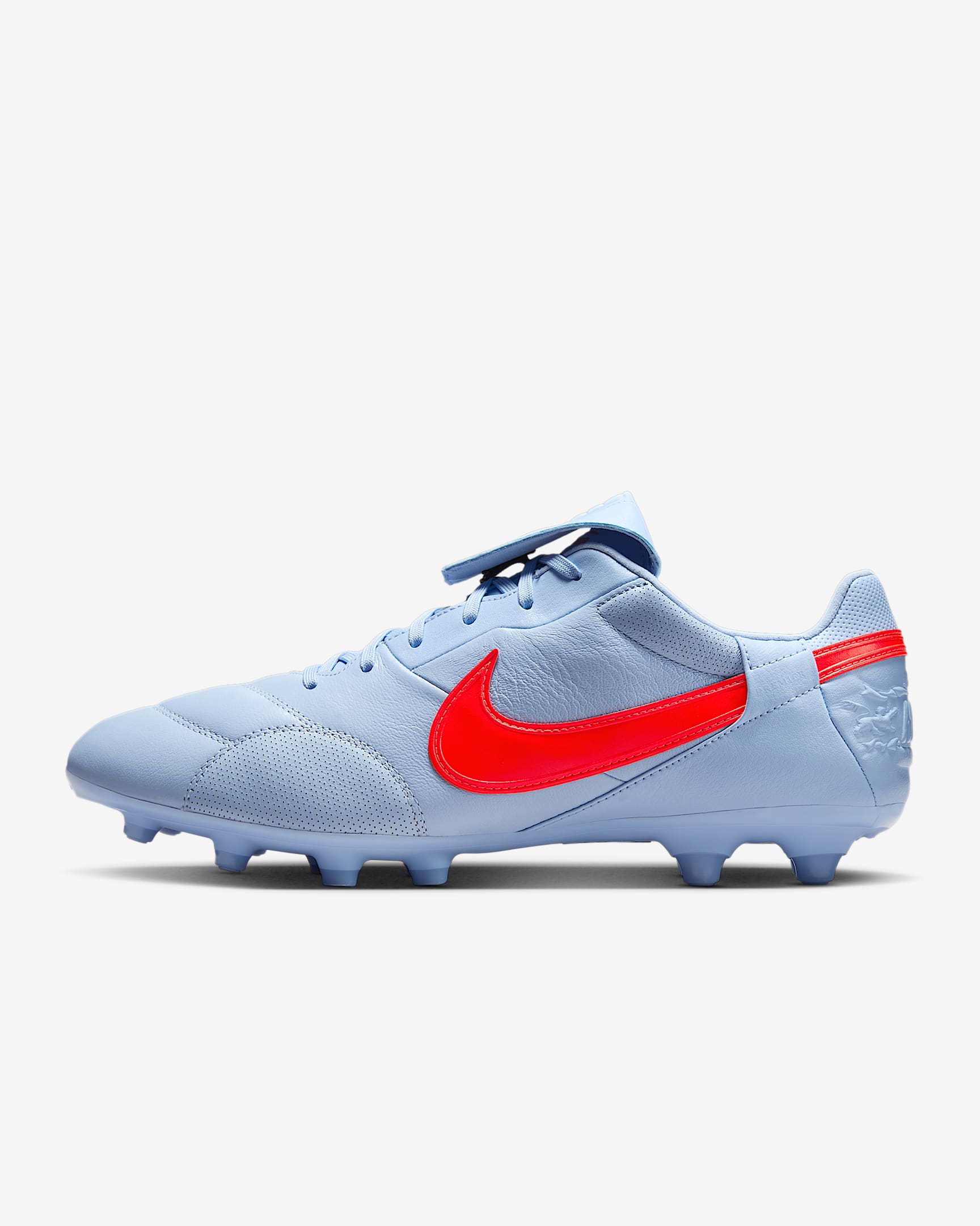 Nike Premier 3 Firm-Ground Low-Top Football Boot - Royal Tint/Bright Crimson
