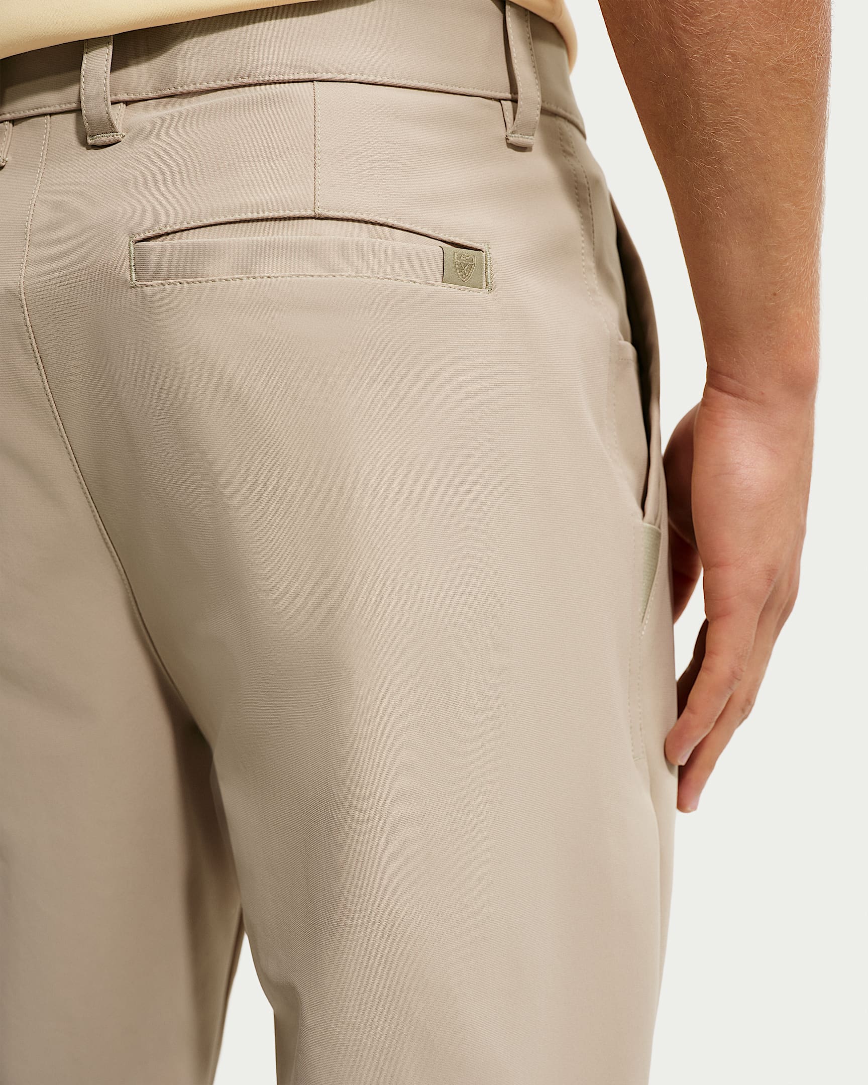 Nike Par Men's Dri-FIT Slim Golf Pants - Limestone/Black/Limestone