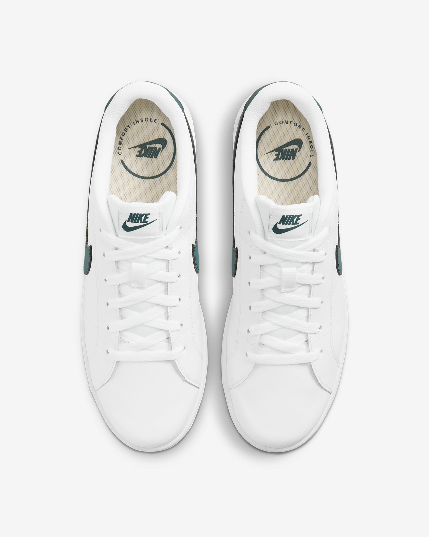 Nike Court Royale 2 Low Men's Shoe - White/Dark Teal Green