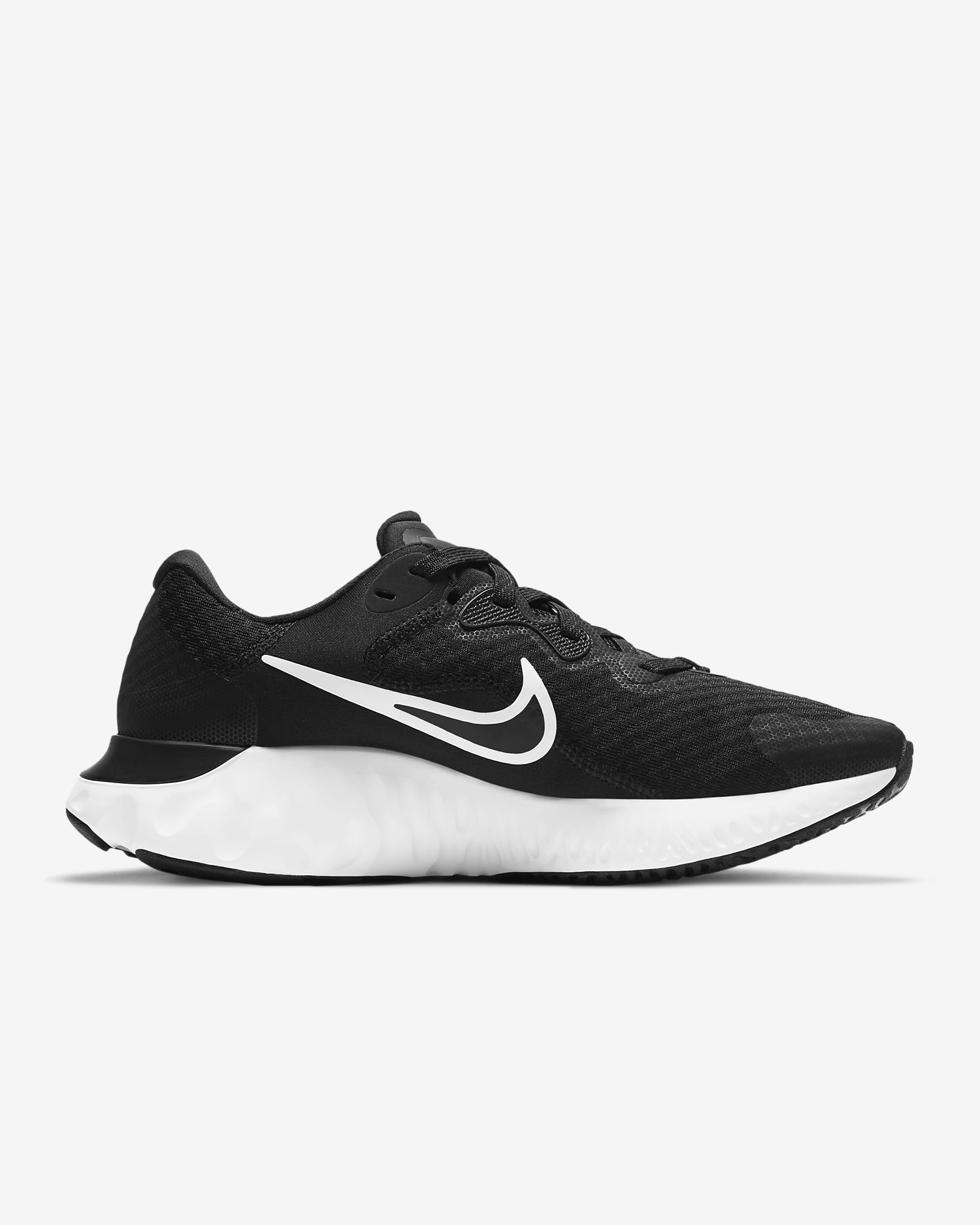 Nike Renew Run 2 Women's Road Running Shoes - Black/Dark Smoke Grey/White