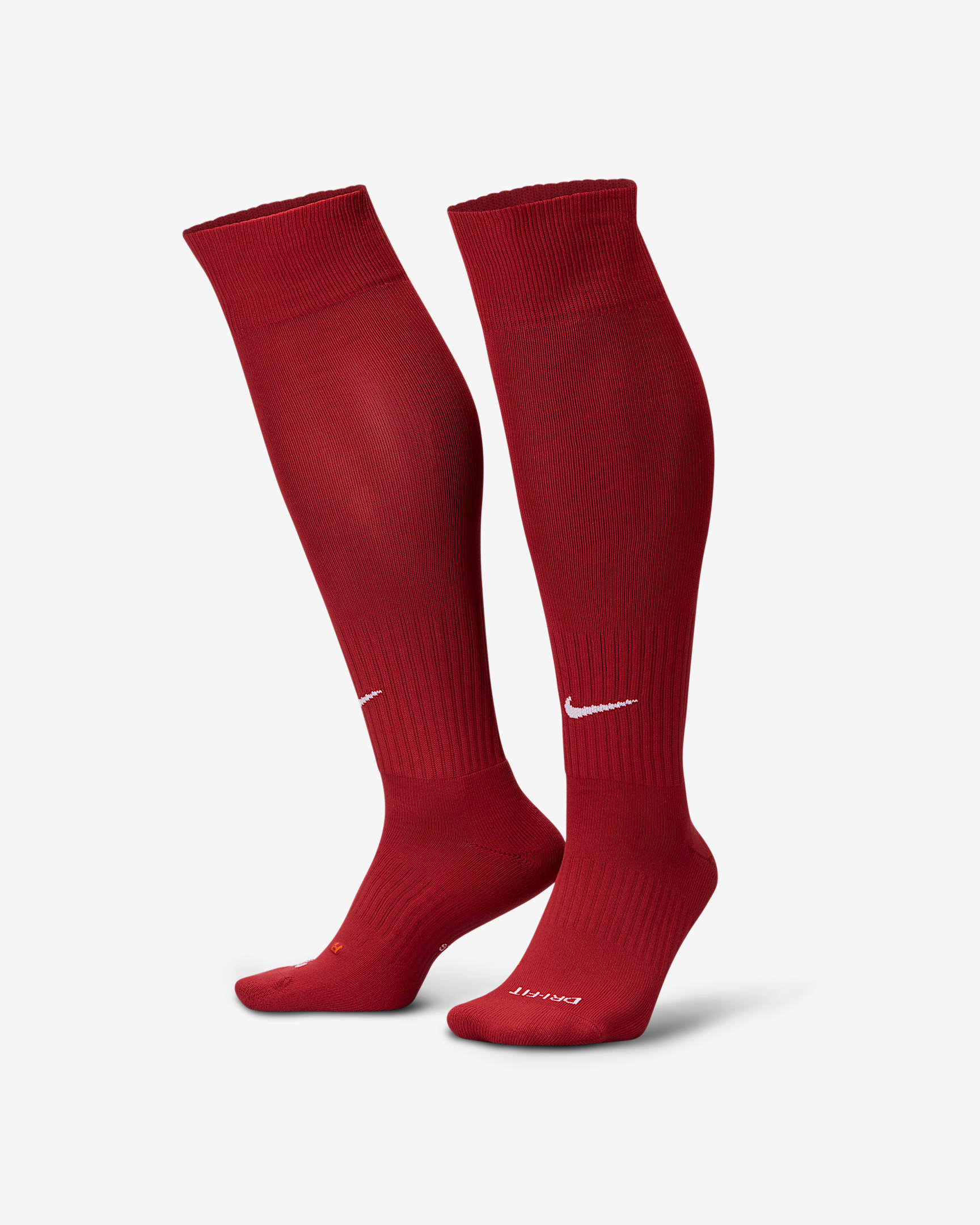 Calcetines de Béisbol/Softbol hasta la rodilla para niños (2 pares) Nike Swoosh Nike - Carmesí team/Blanco
