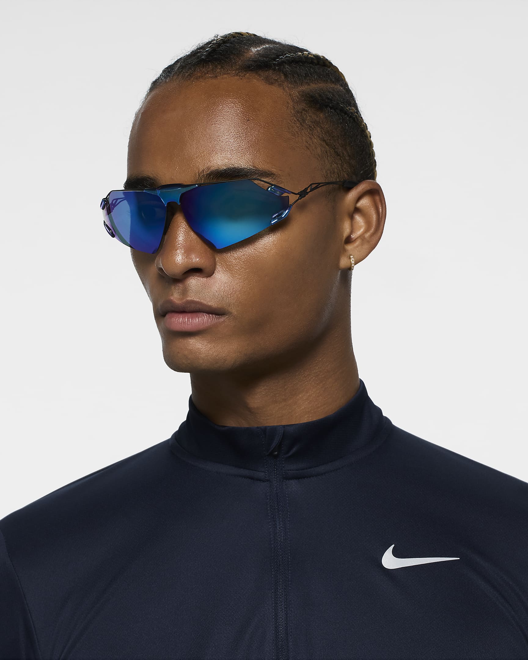 Nike Zeus Edge Mirrored Sunglasses - Blue