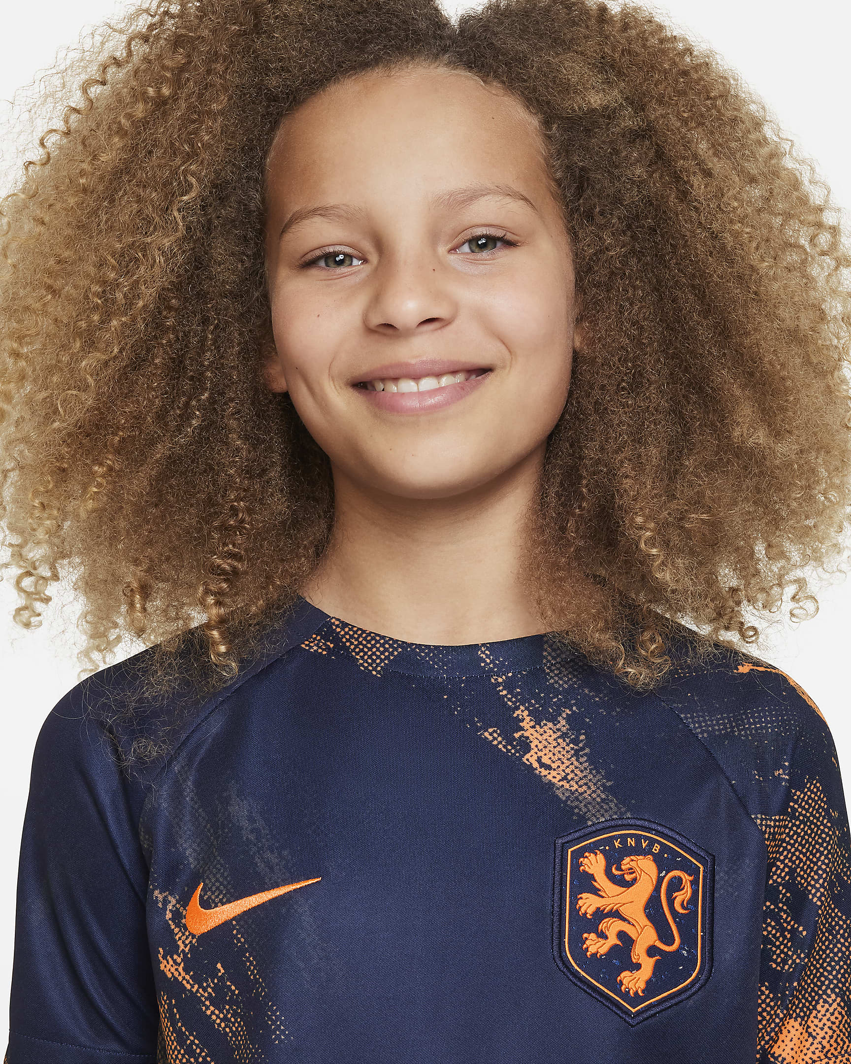 Netherlands Academy Pro Older Kids' Nike Dri-fit Football Top. Nike Hr