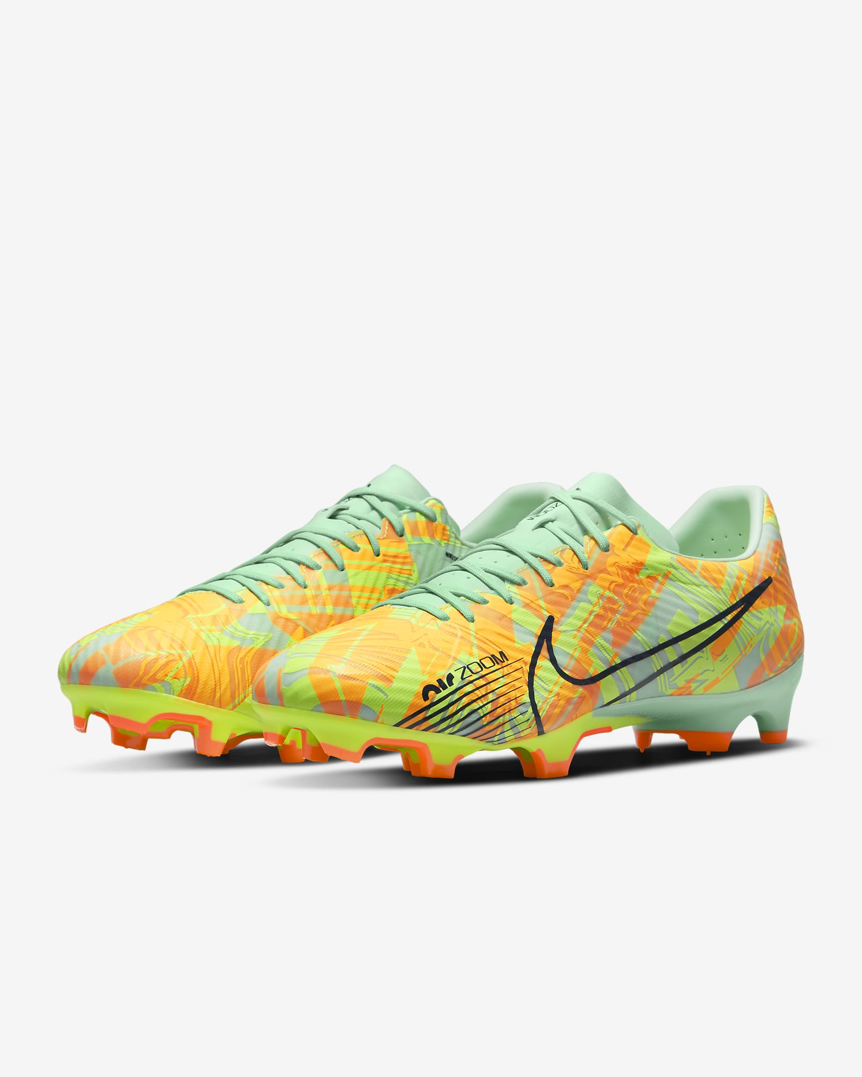 Nike Mercurial Vapor 15 Academy Multi-Ground Low-Top Football Boot - Mint Foam/Total Orange/Ghost Green/Blackened Blue