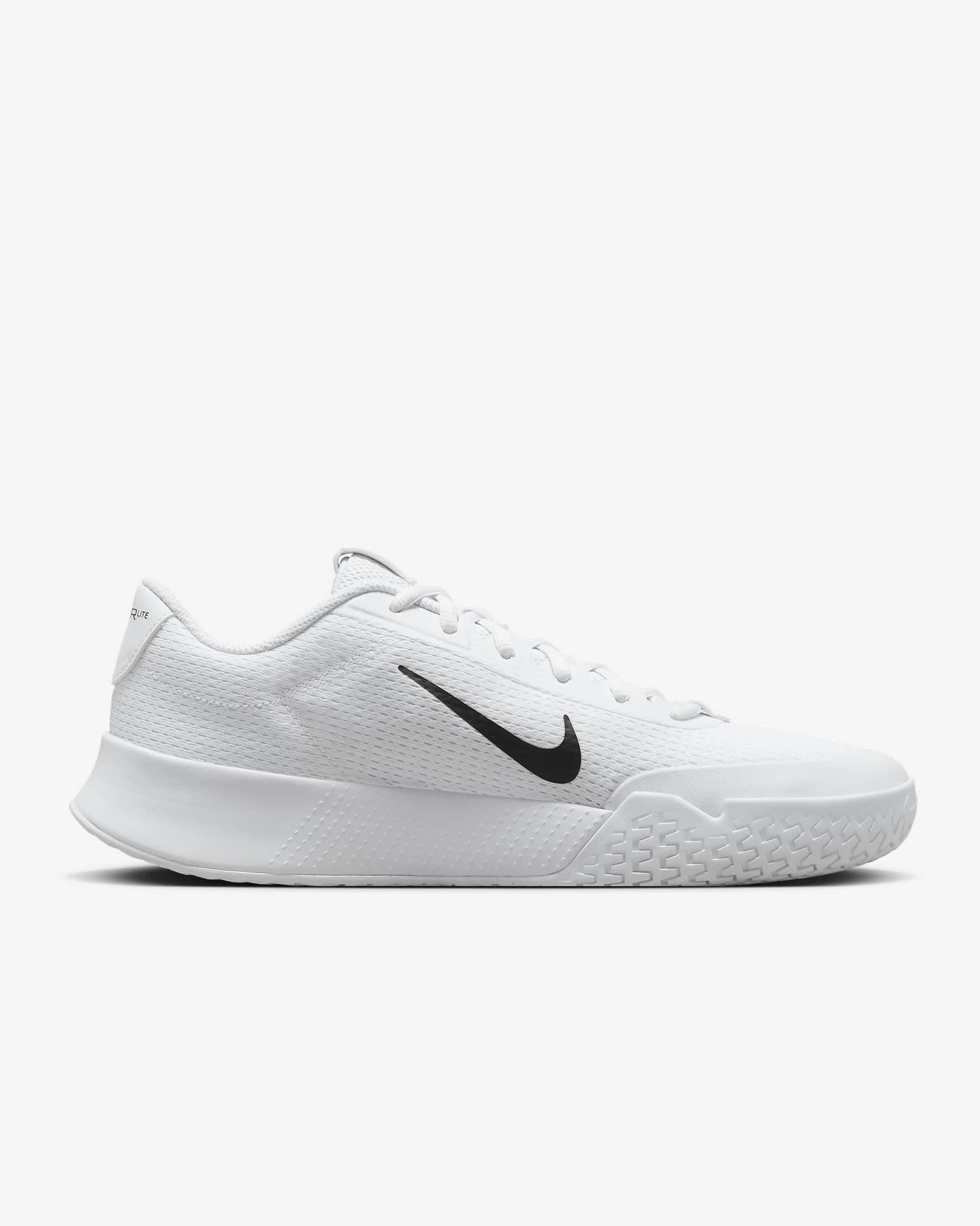 NikeCourt Vapor Lite 2 Men's Hard Court Tennis Shoes - White/Black