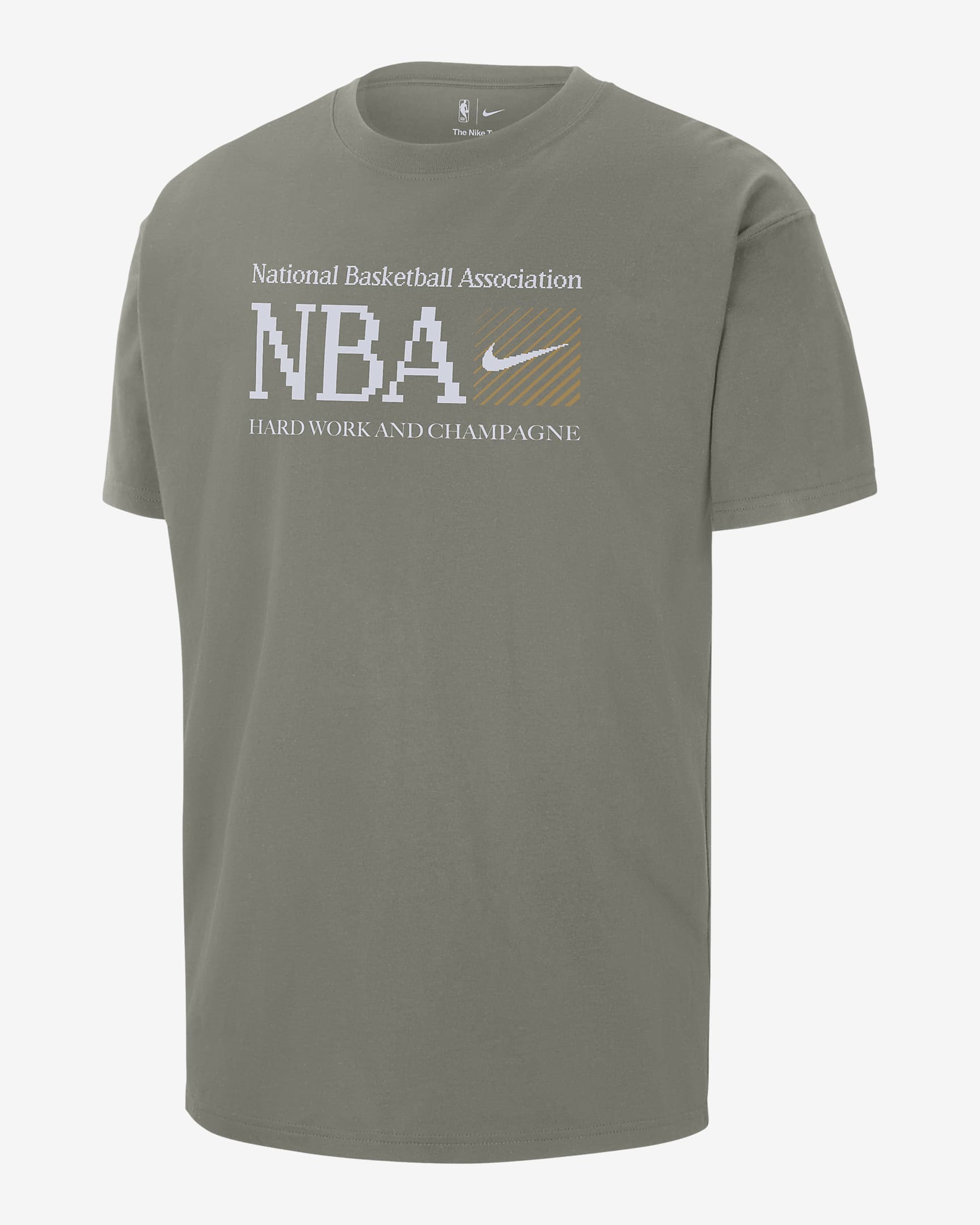 Team 31 Max90 Nike NBA T-shirt voor heren - Dark Stucco