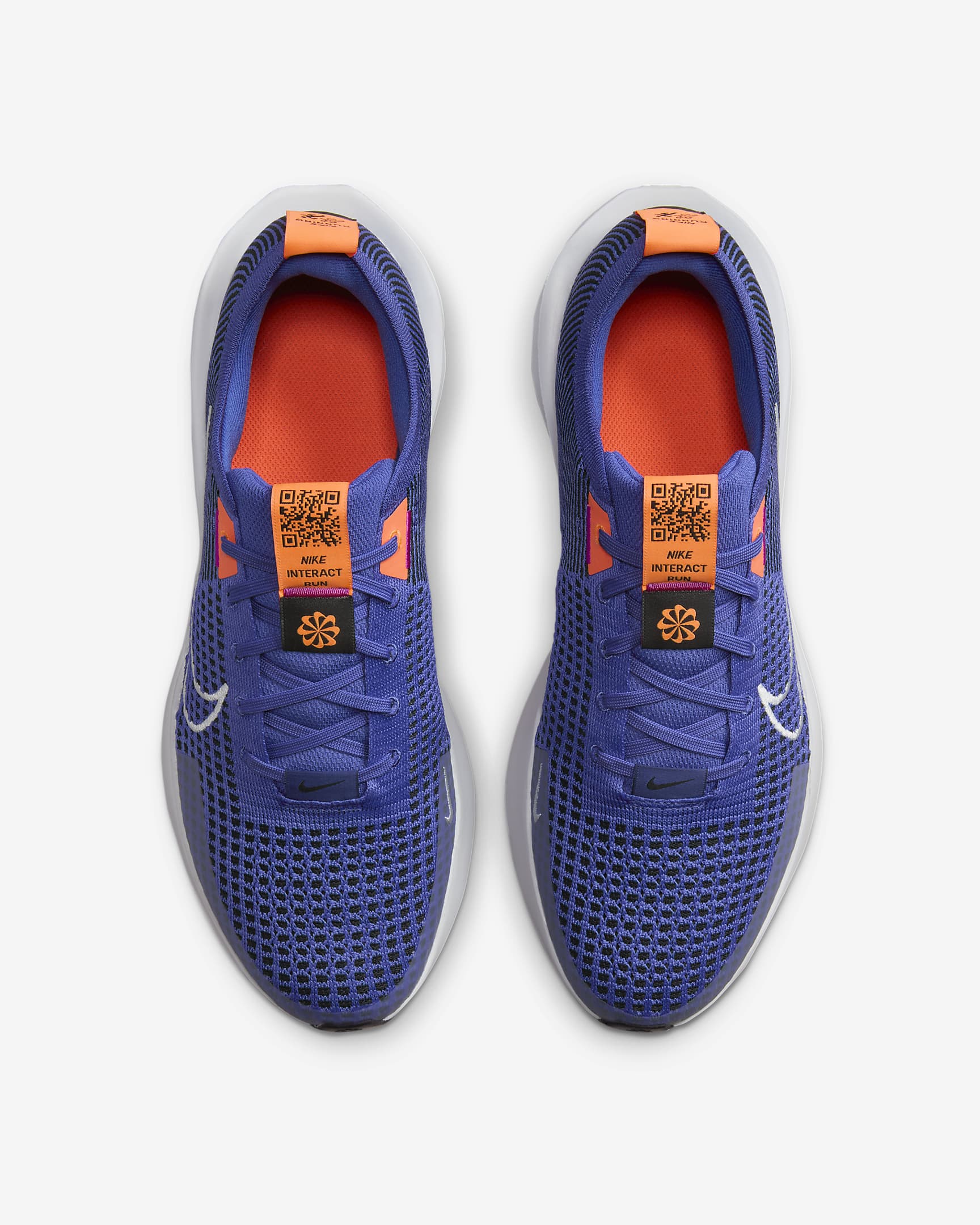 Nike Interact Run Men's Road Running Shoes - Astronomy Blue/Hyper Crimson/Black/Pure Platinum