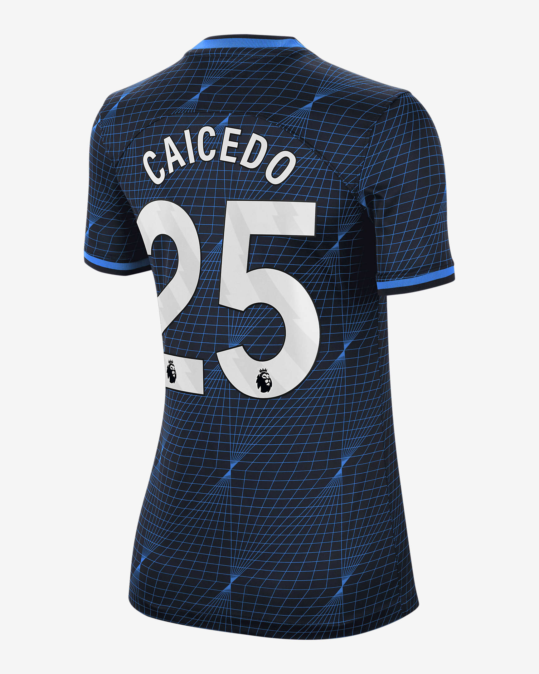 Moisés Caicedo Chelsea 2023/24 Stadium Away Women's Nike DriFIT Soccer