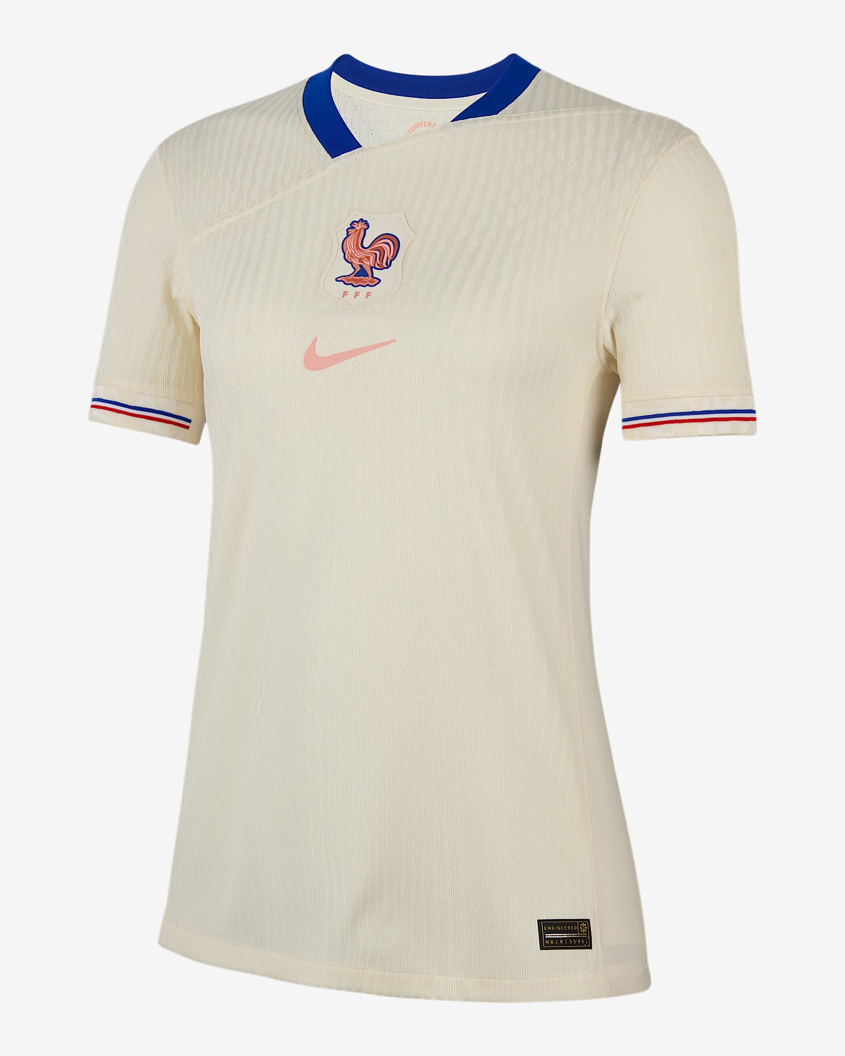 Maglia da calcio autentica Nike Dri-FIT ADV FFF 2025 Match (squadra femminile) da donna – Away - Pale Ivory/Sail/Bright Blue/Light Madder Root